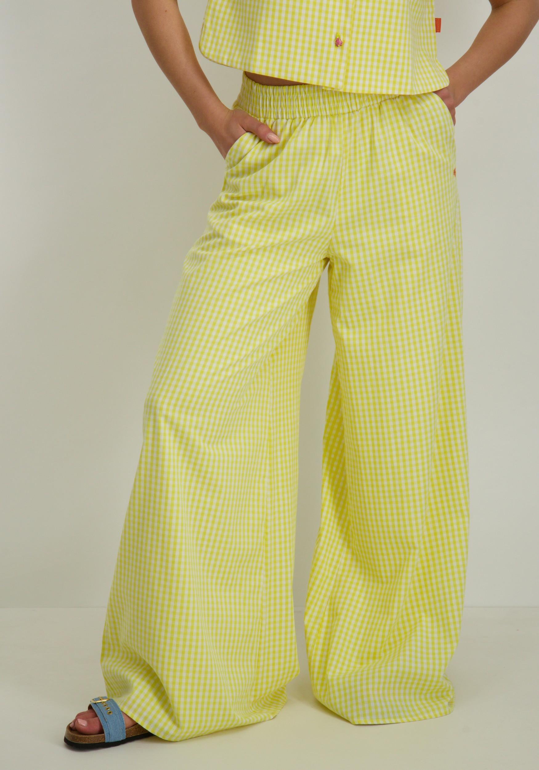 Harper & Yve Broek Charlie HST25P100 Geel