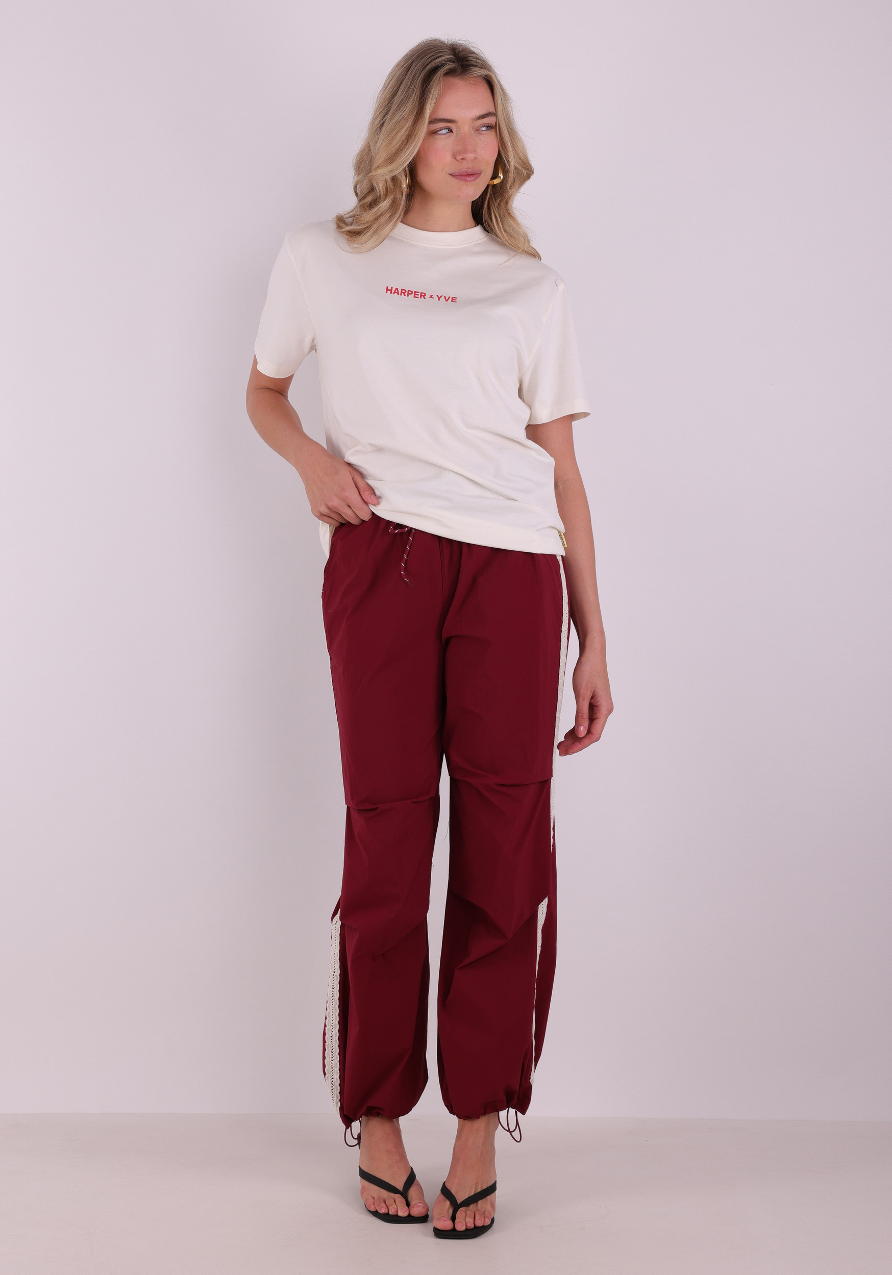 Harper & Yve T-shirt Mexican back SS6Y308 Ecru