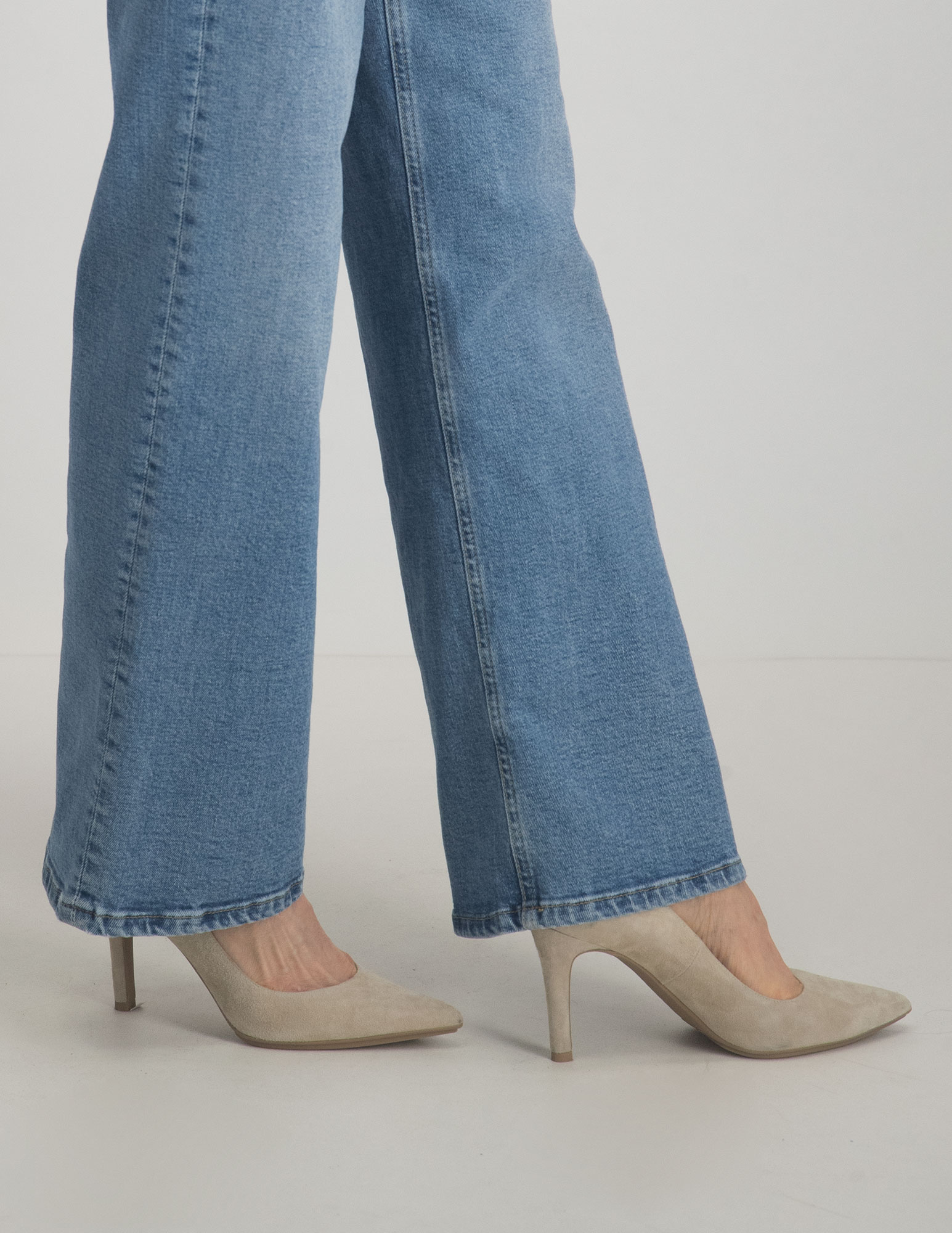 Only Wide leg jeans Juicy  15234743 Licht blauw