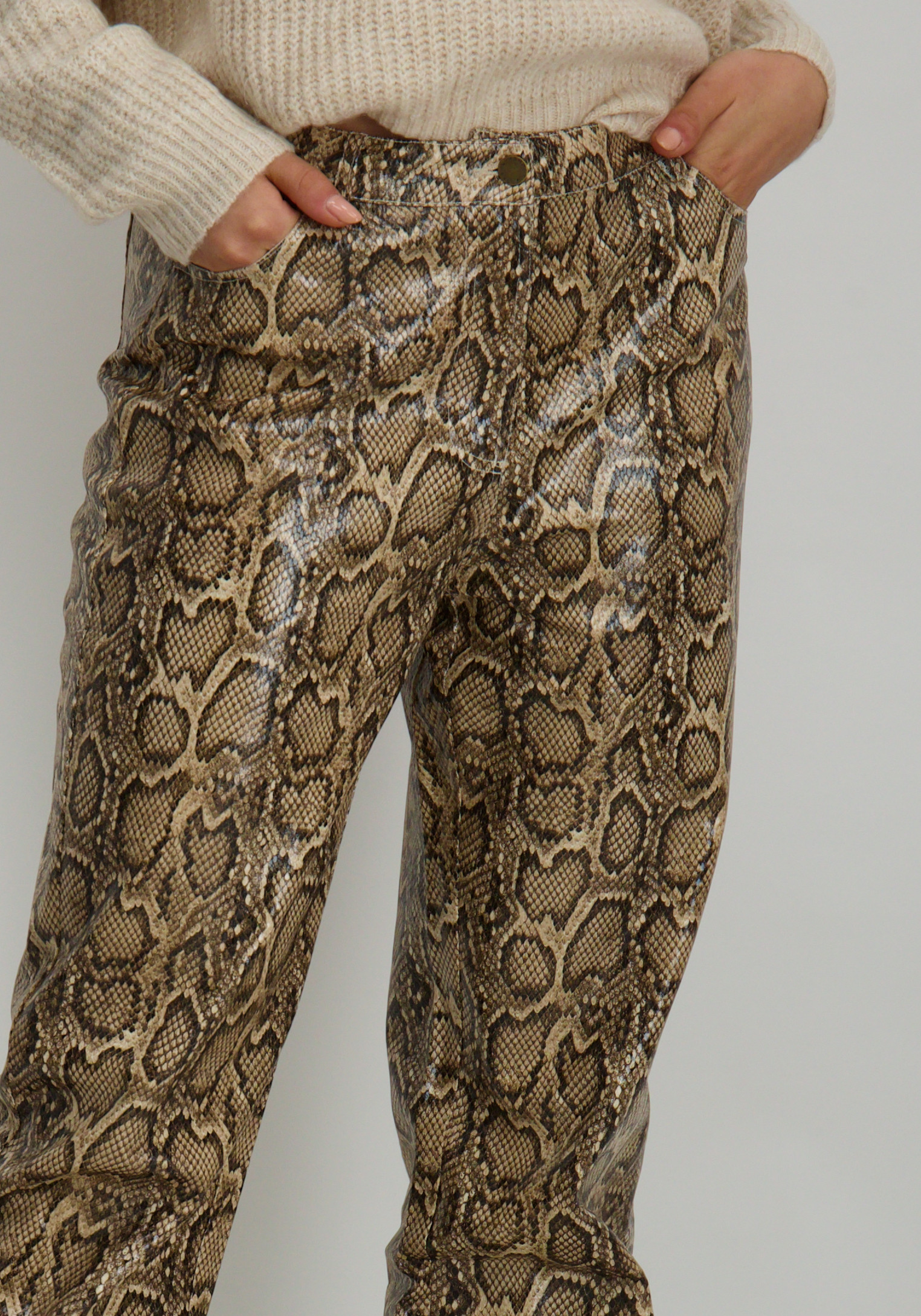 Harper & Yve Broek Sammy AW24P105 Bruin