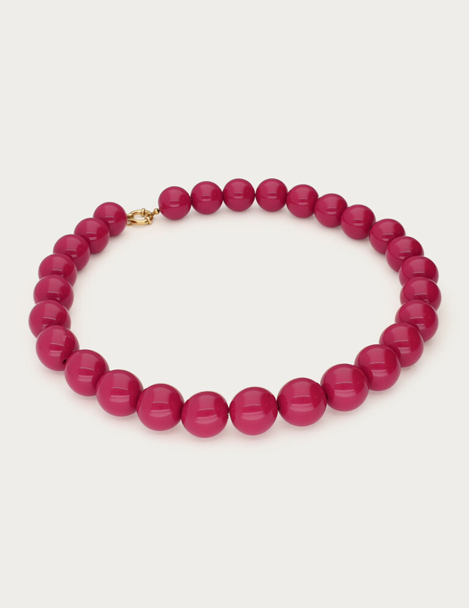 My Jewellery Kralen ketting MJ14423 Donker rose