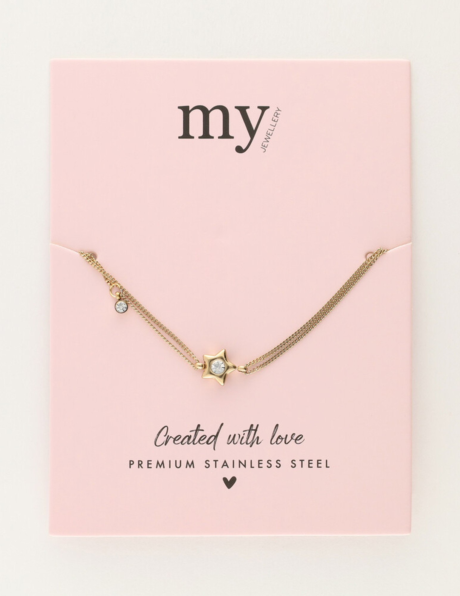My Jewellery Armband met ster MJ12070 Goud