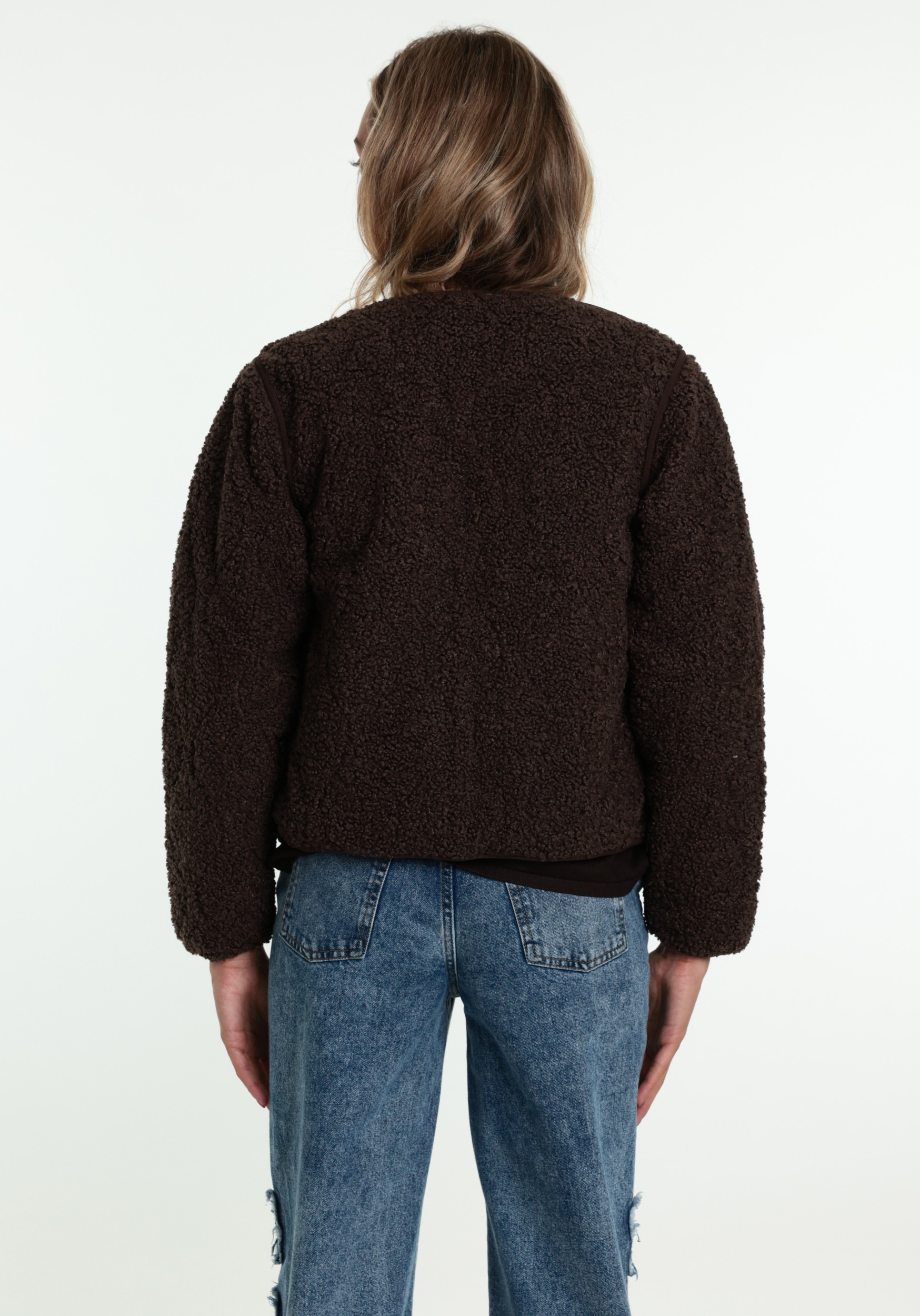 ONLY Jacket Lines teddy 15373834 Bruin