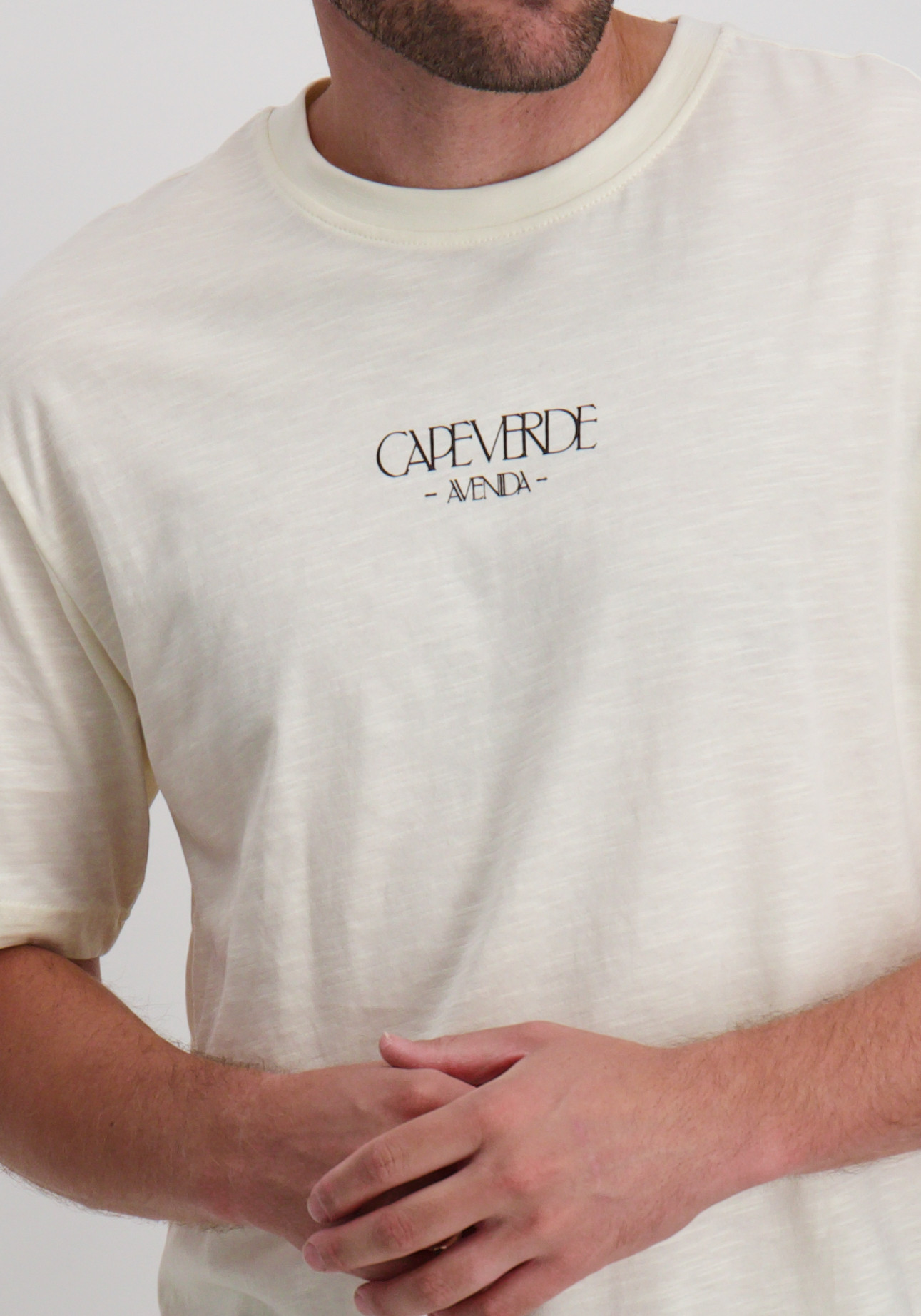 ONLY & SONS T-shirt Luis palm 22035584 Ecru