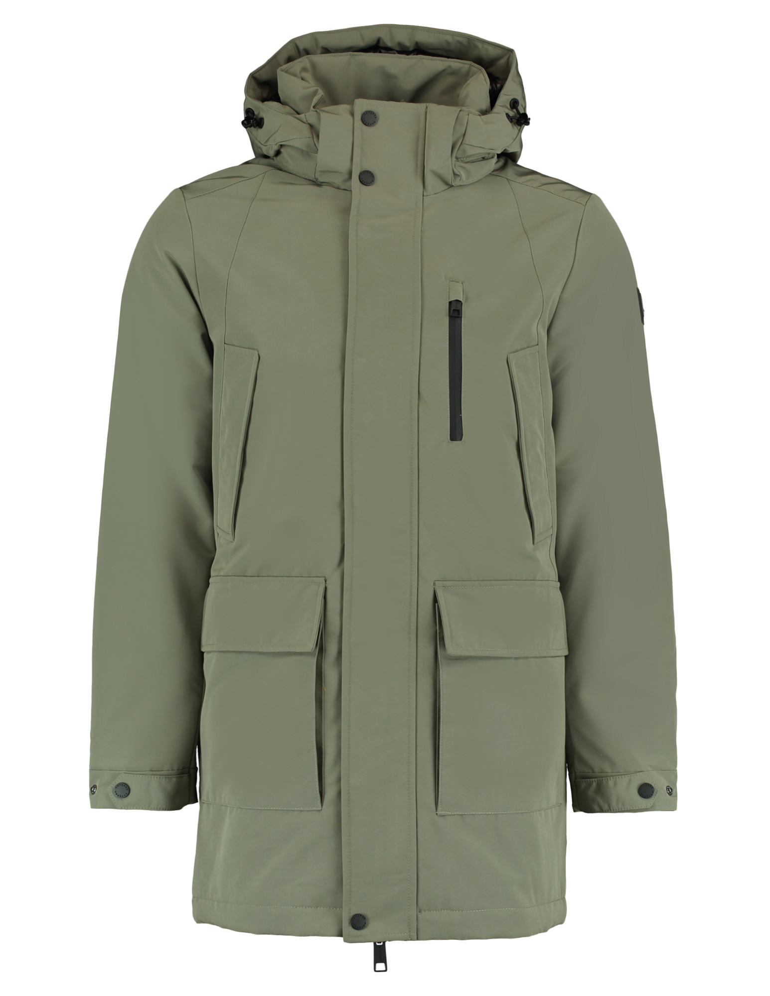 Covered Parka M60181CO Midden groen