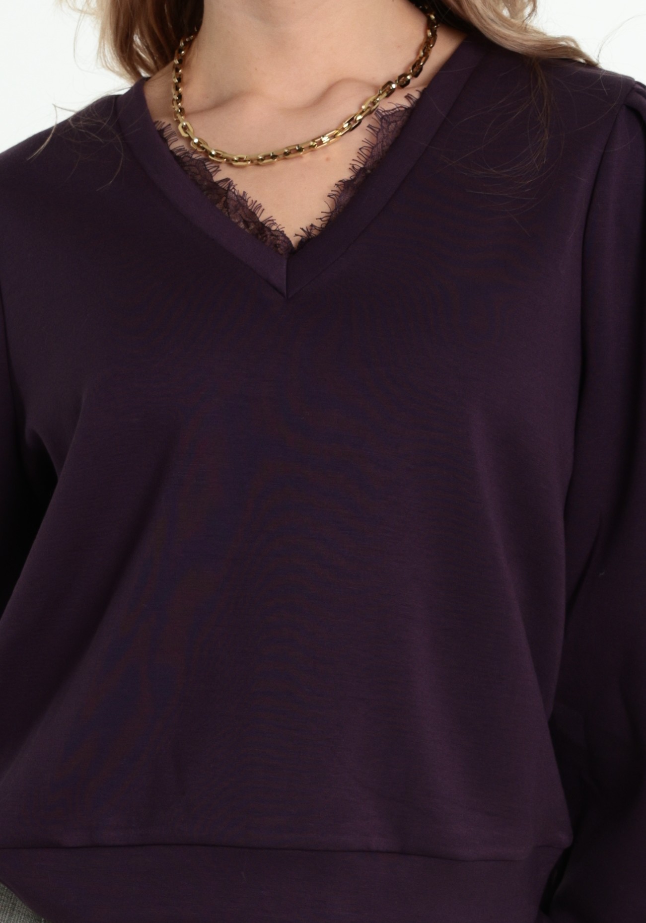 Tramontana Sweater Lace C07-22-601 Paars