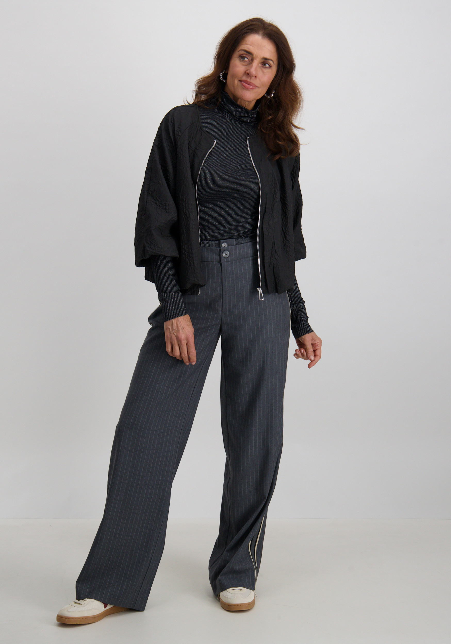 Vero moda Top Lava glitter 10334586 Zwart