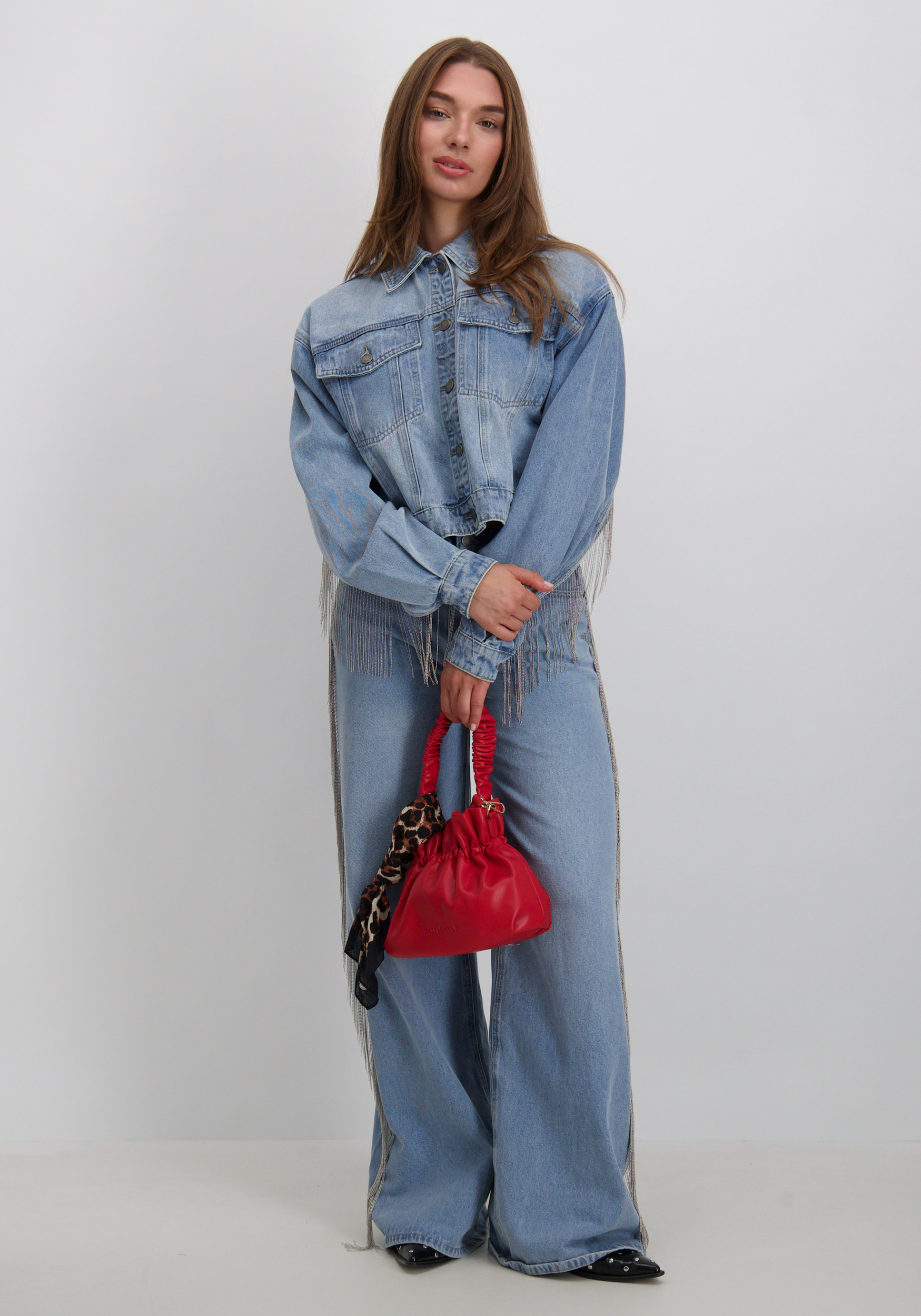 Harper & Yve Jacket Millow AW25N210 Licht blauw