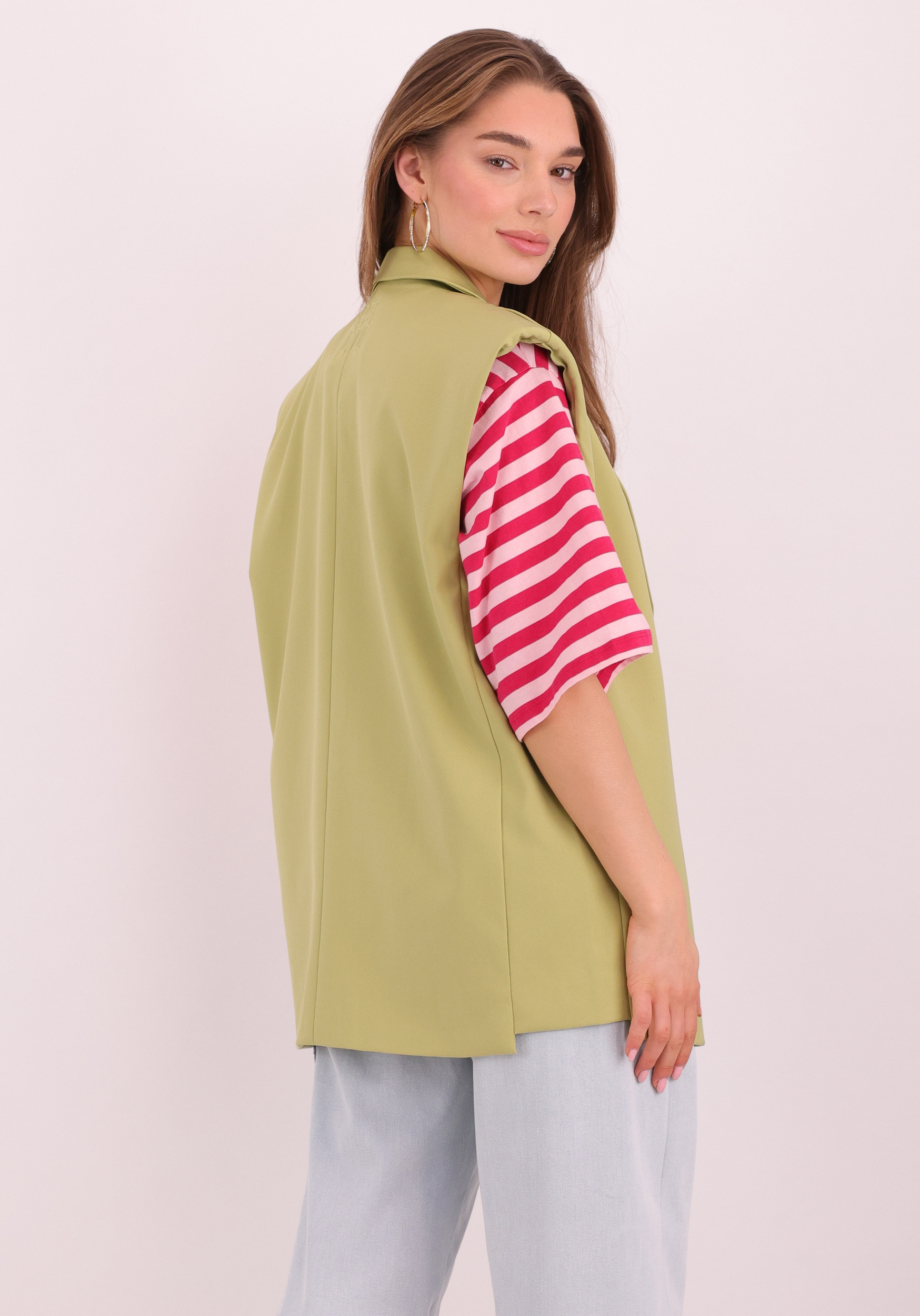 Refined Department Gilet Spencer R2603663964 Groen