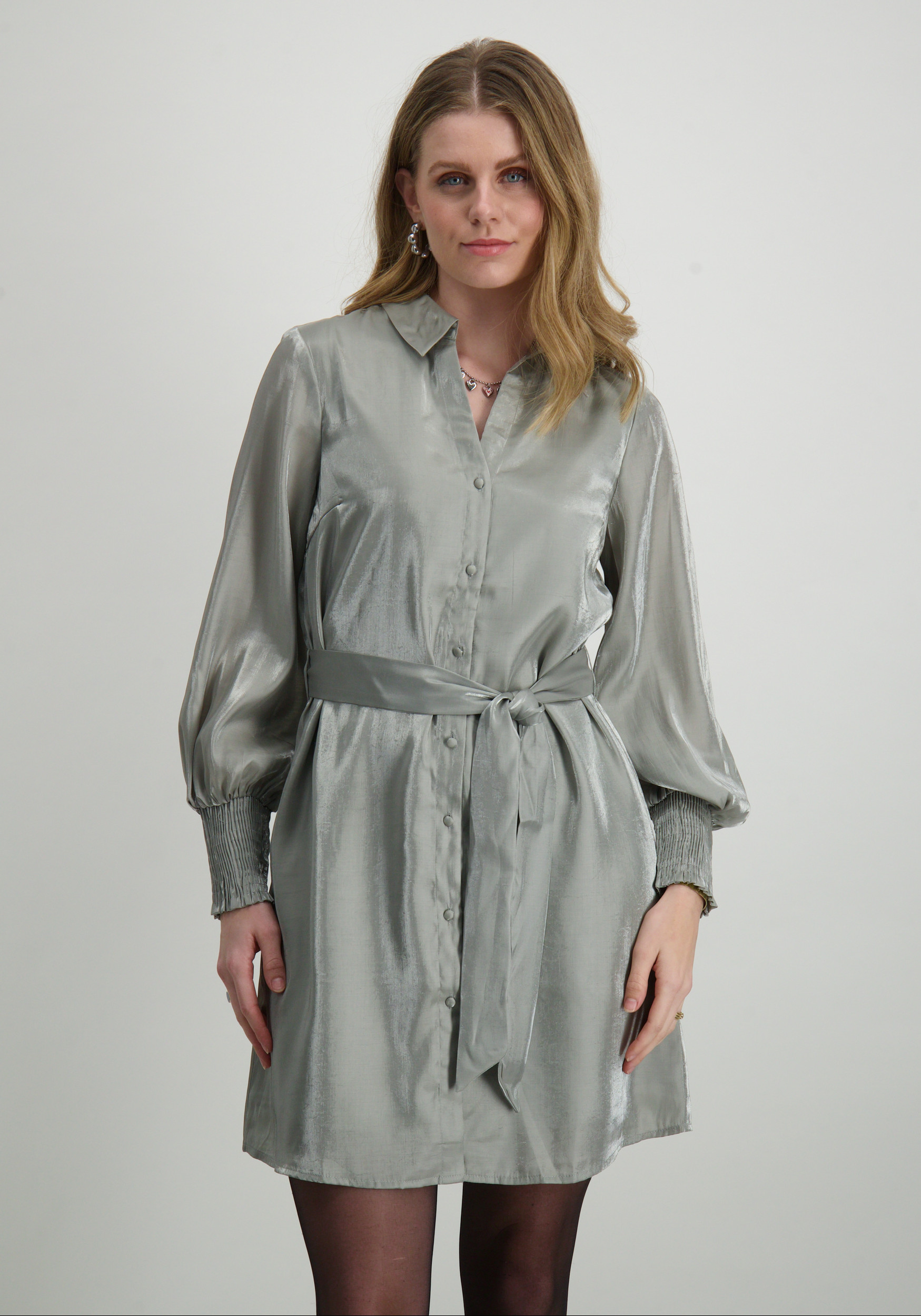 Vero moda Jurk Elma 10322378 Grijs