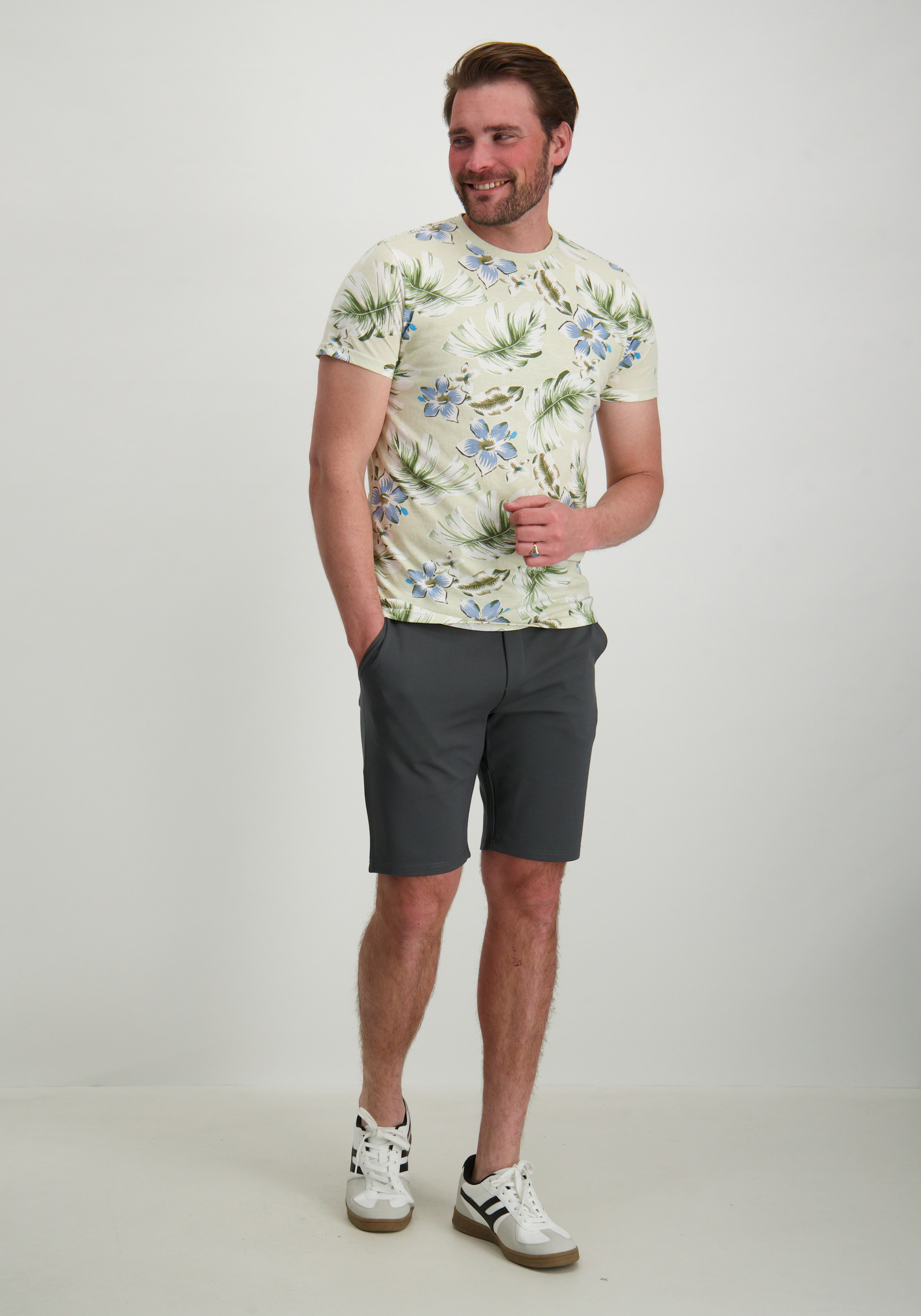 Petrol T-shirt M-1050-TSR655 Beige