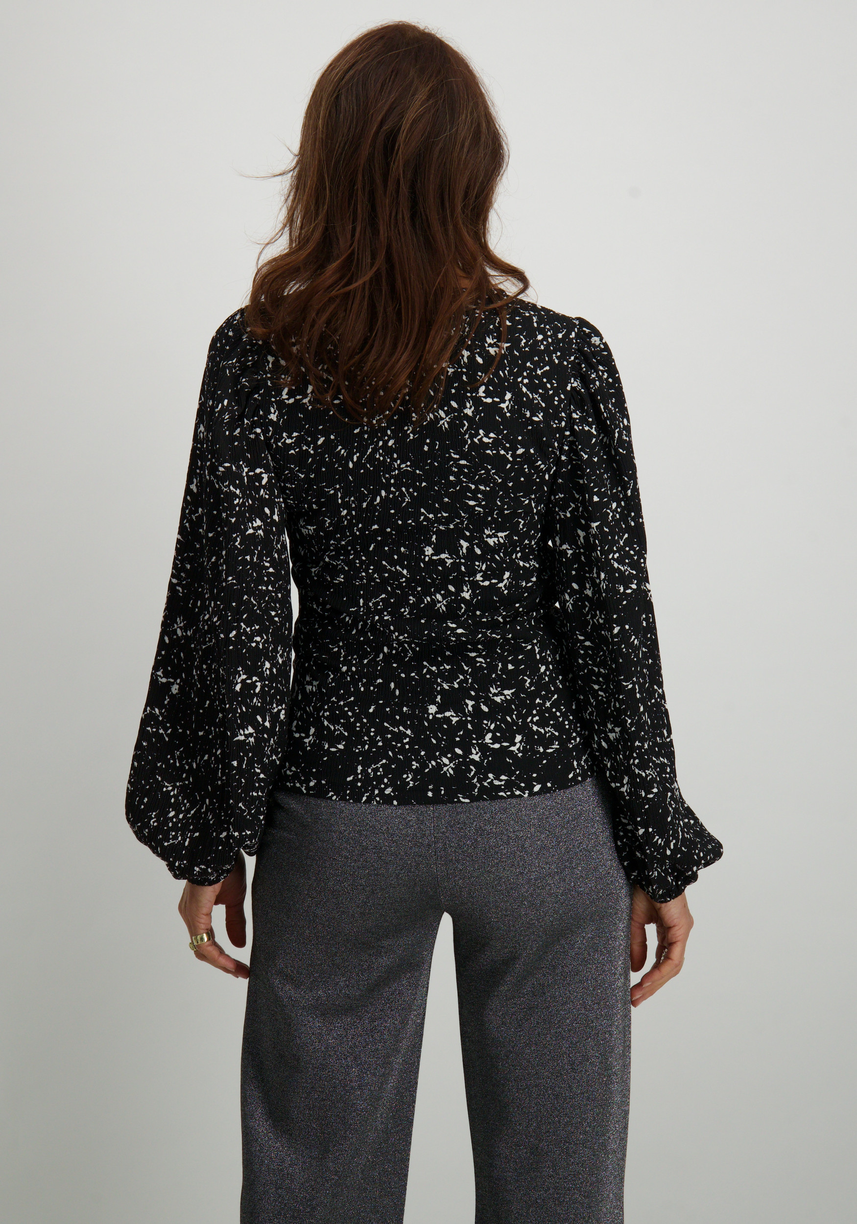 Vila Blouse Peffi 14093121 Zwart