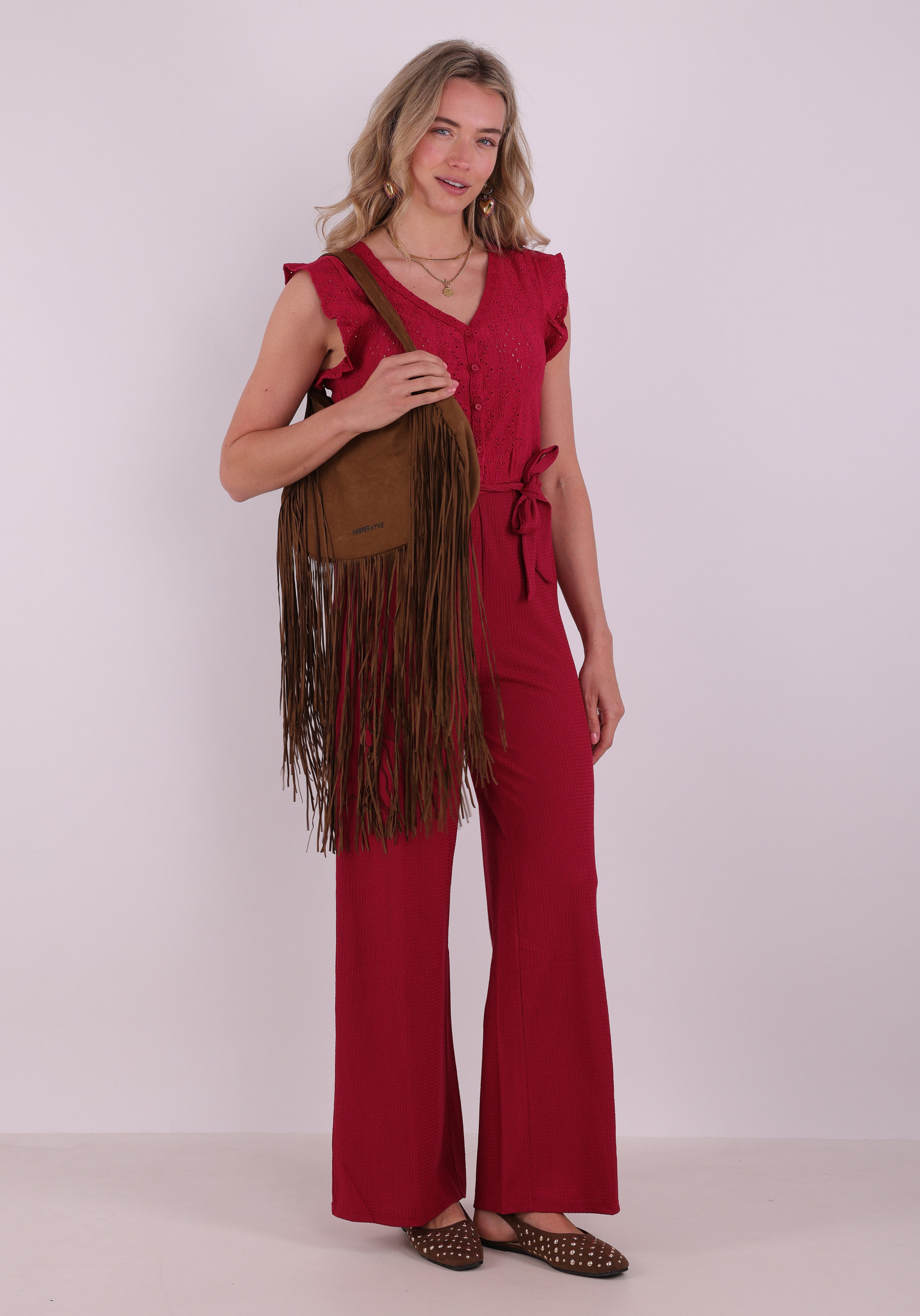 ONLY Jumpsuit Elisa 15320004 Donker rose