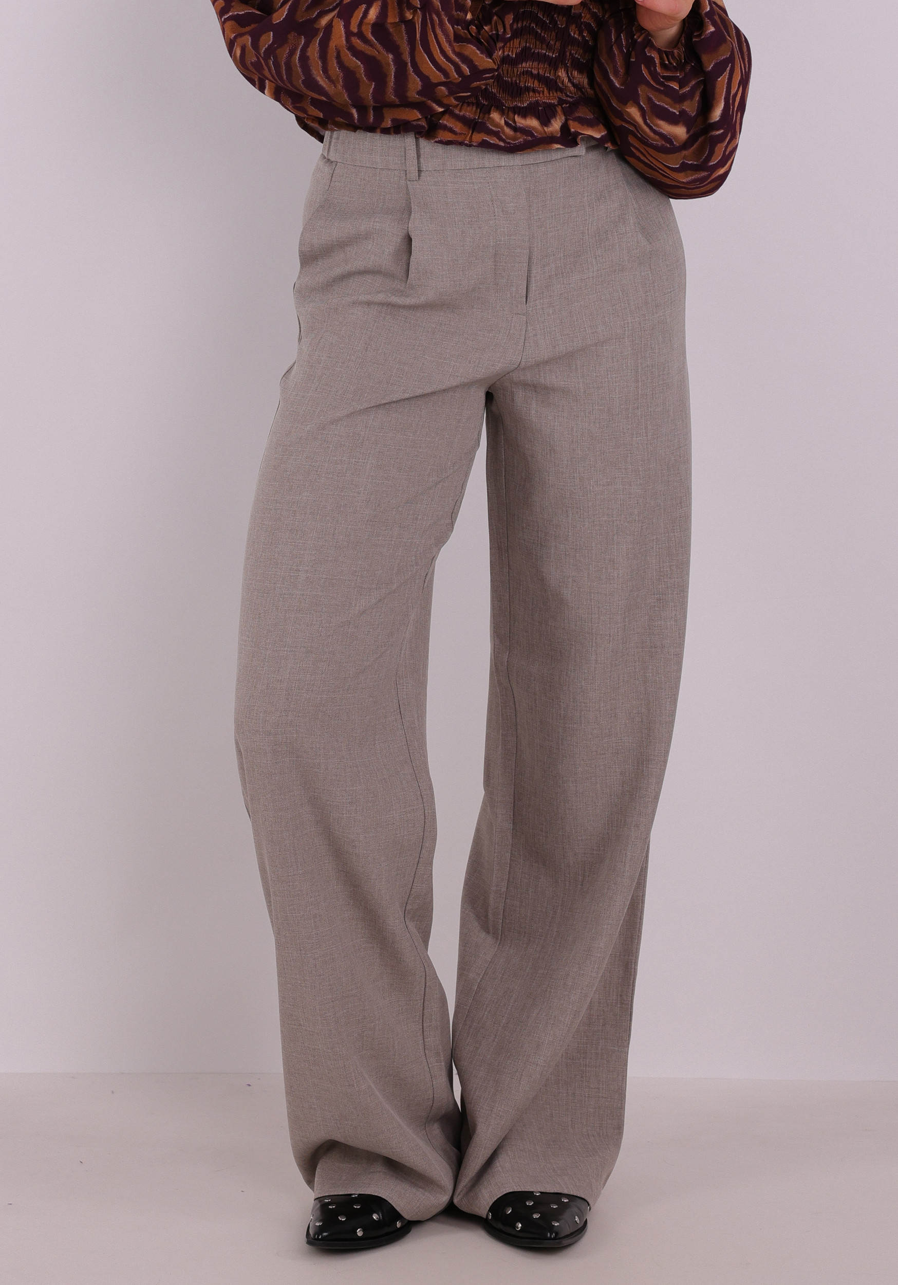 Only Straight pants Linda 15336761 Taupe