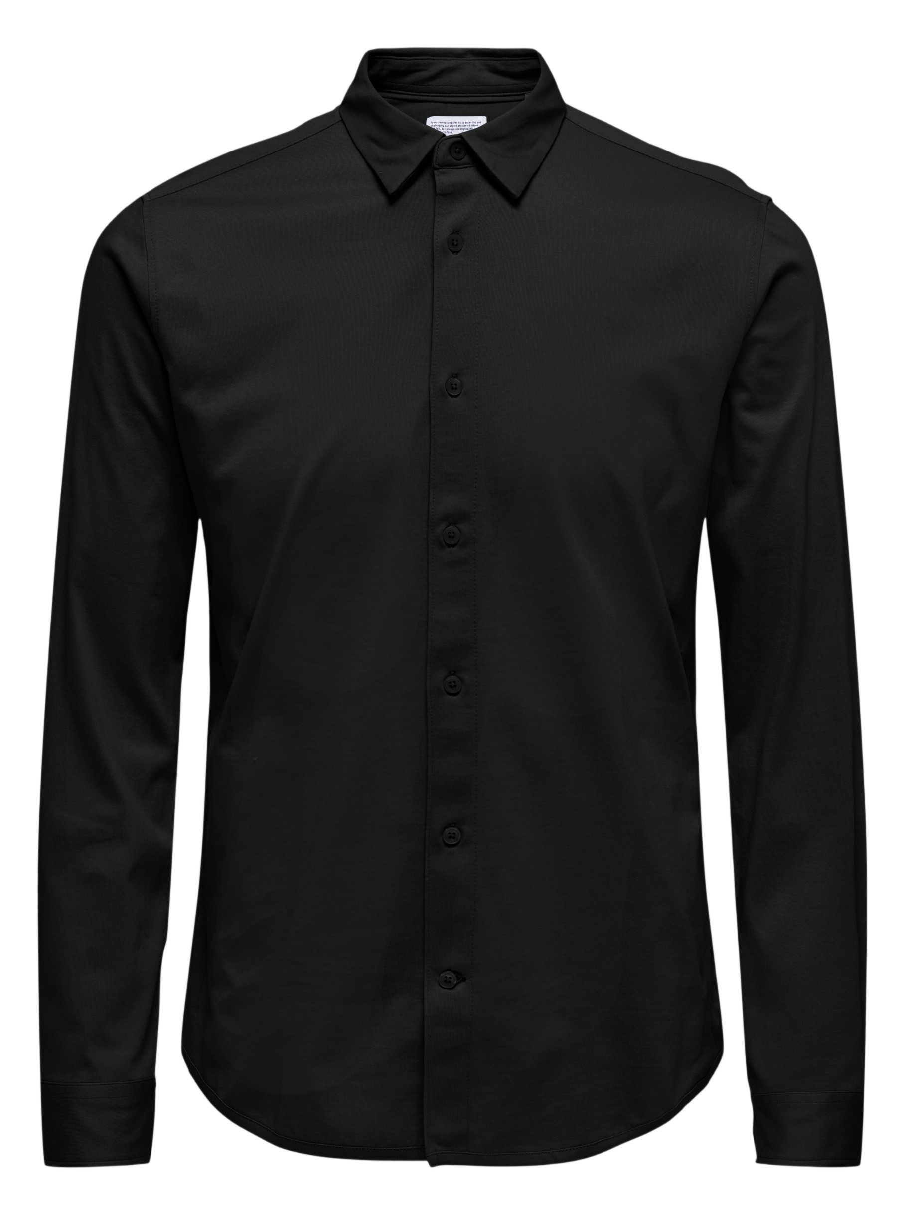 ONLY & SONS Overhemd stretch 22031023 Zwart