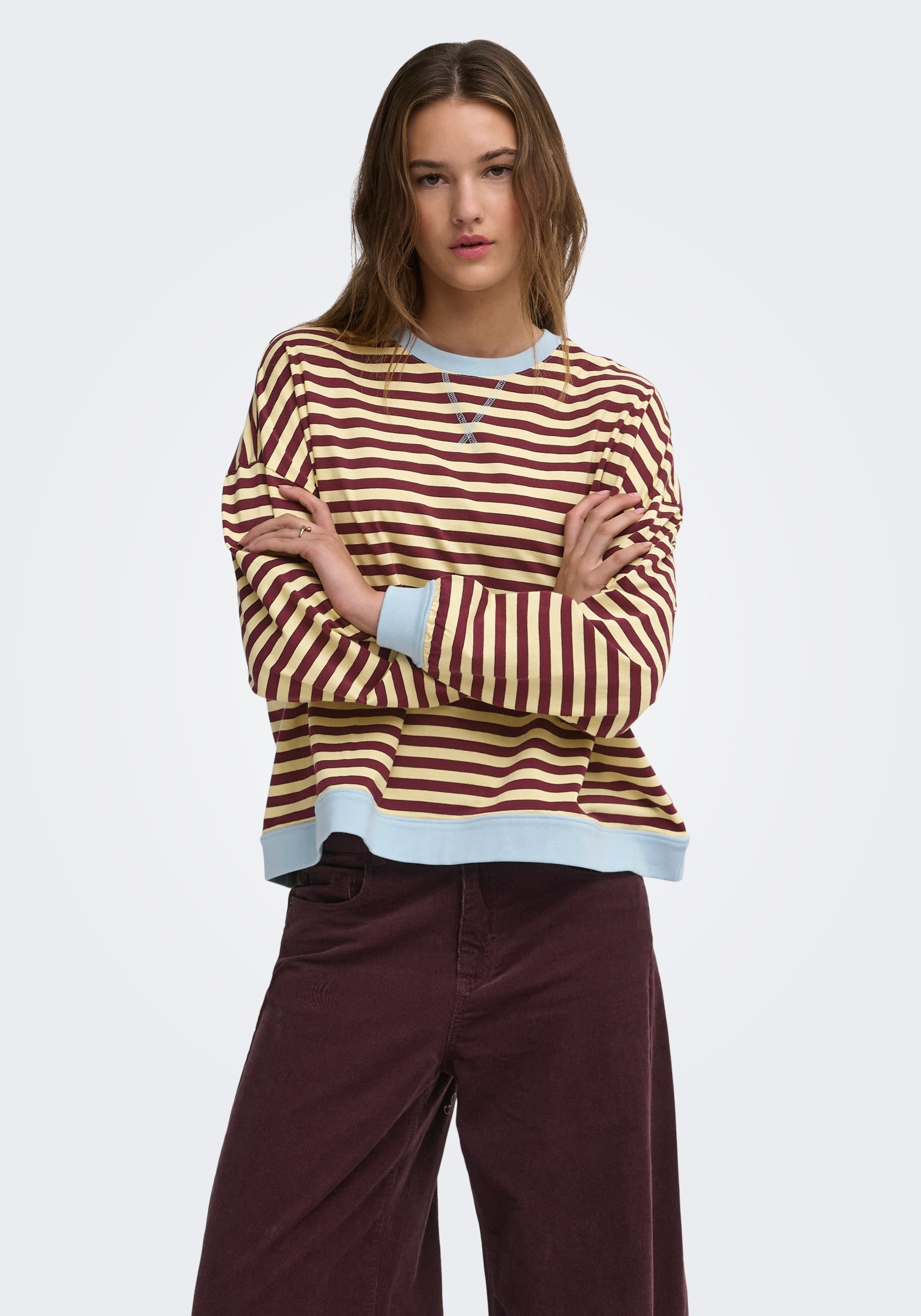 ONLY T-shirt Freja 15380742 Licht geel
