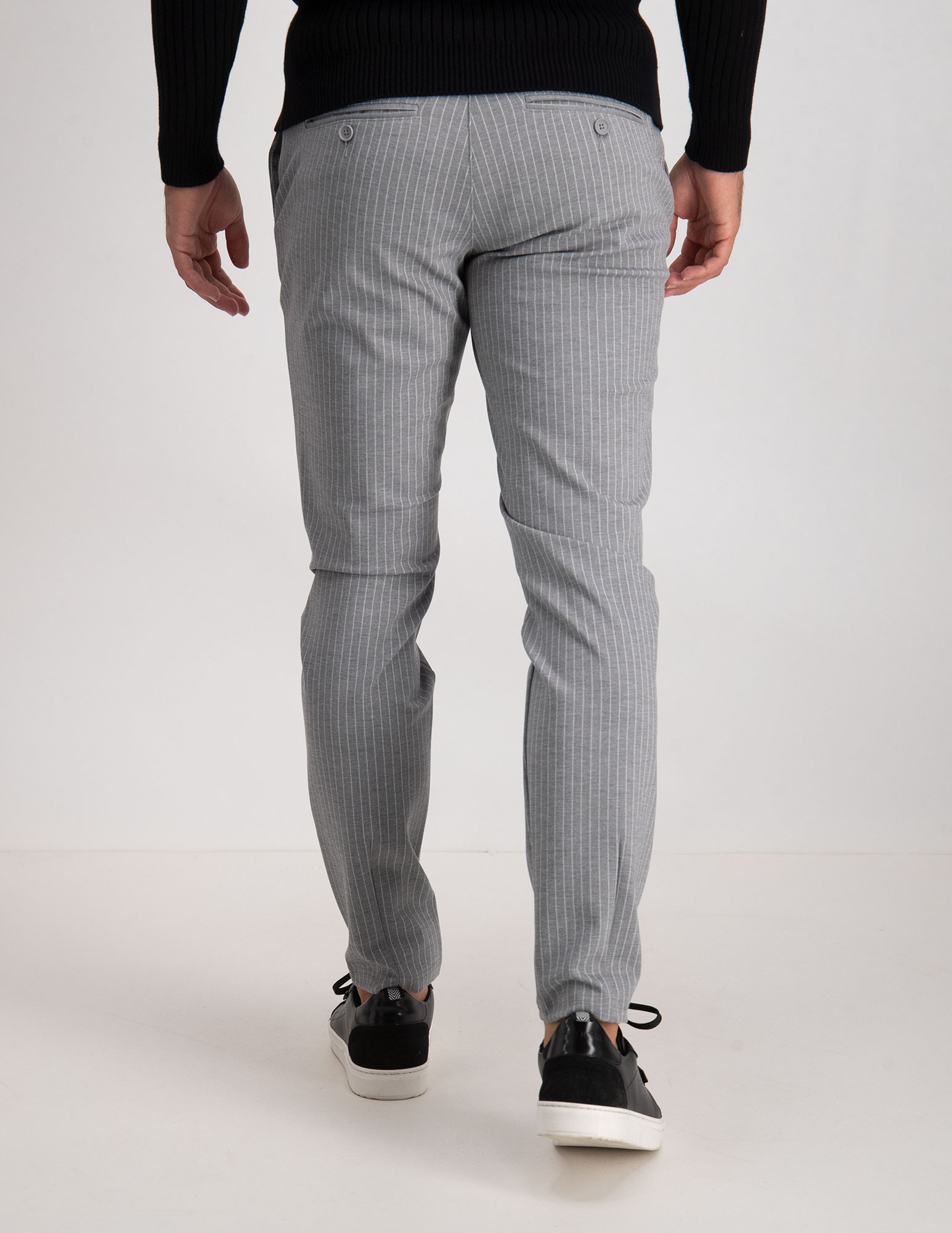 ONLY & SONS Mark Pants gestreept 22013727 Licht grijs