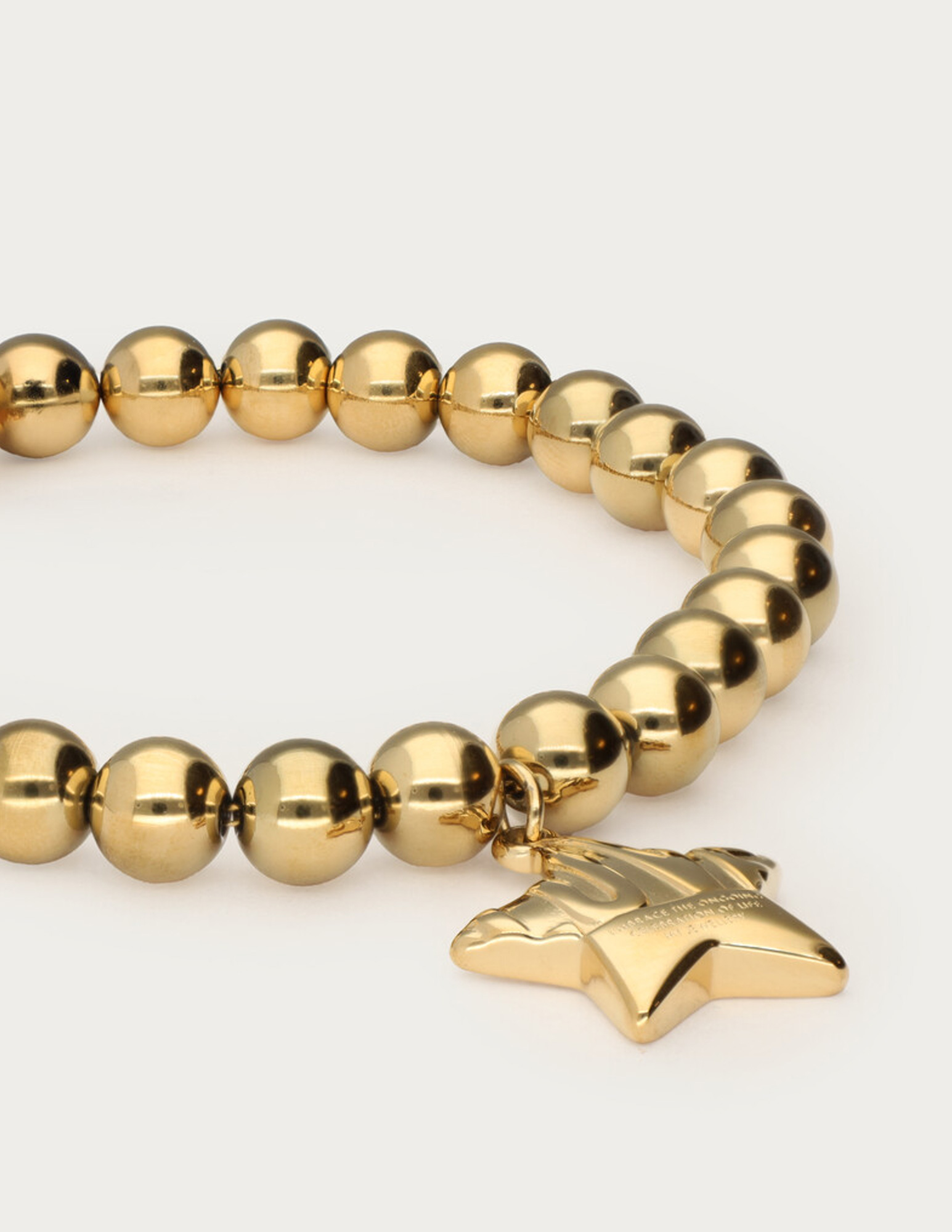 My Jewellery Bold kralenarmband met ster MJ14130 Goud