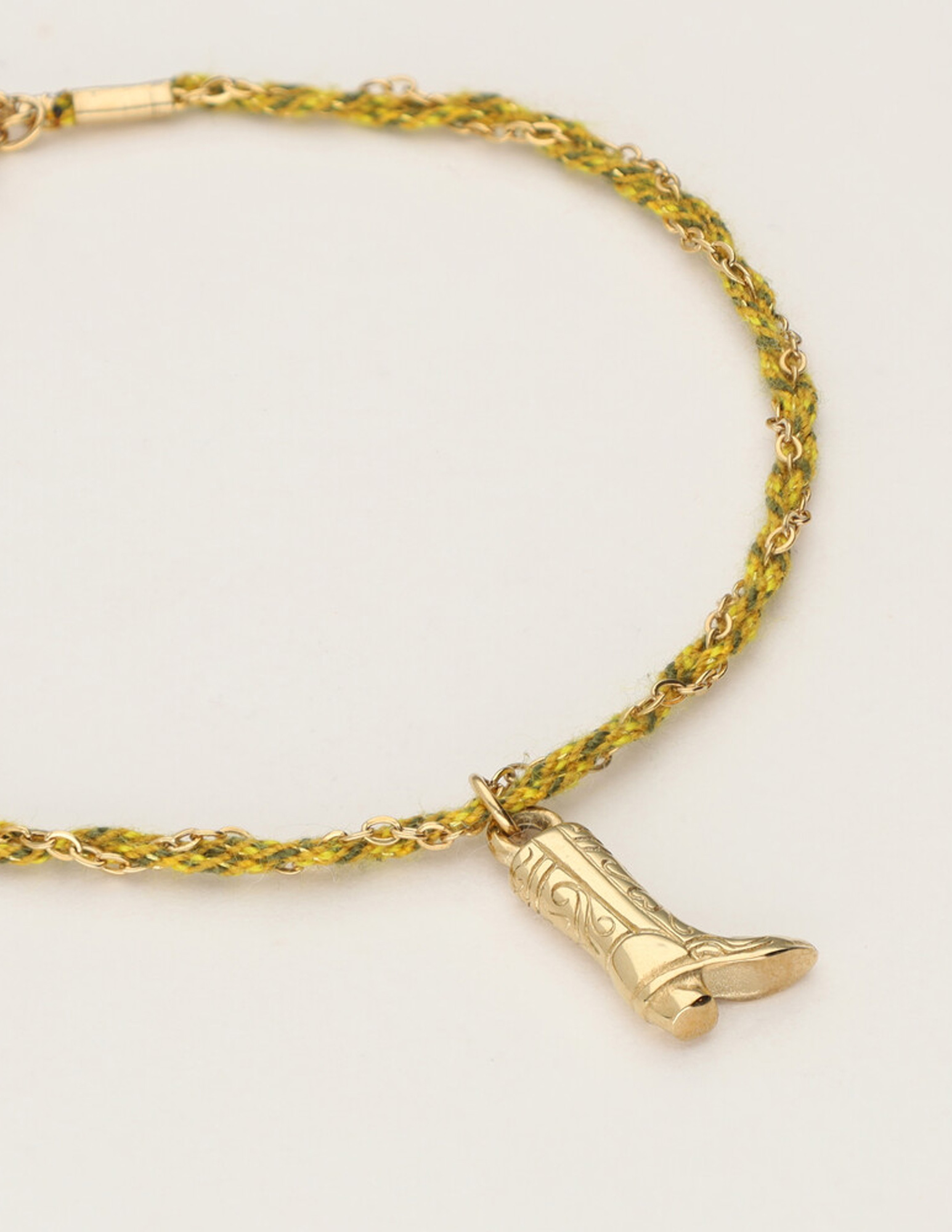 My Jewellery Sunrocks koord armband laars MJ12210 Goud