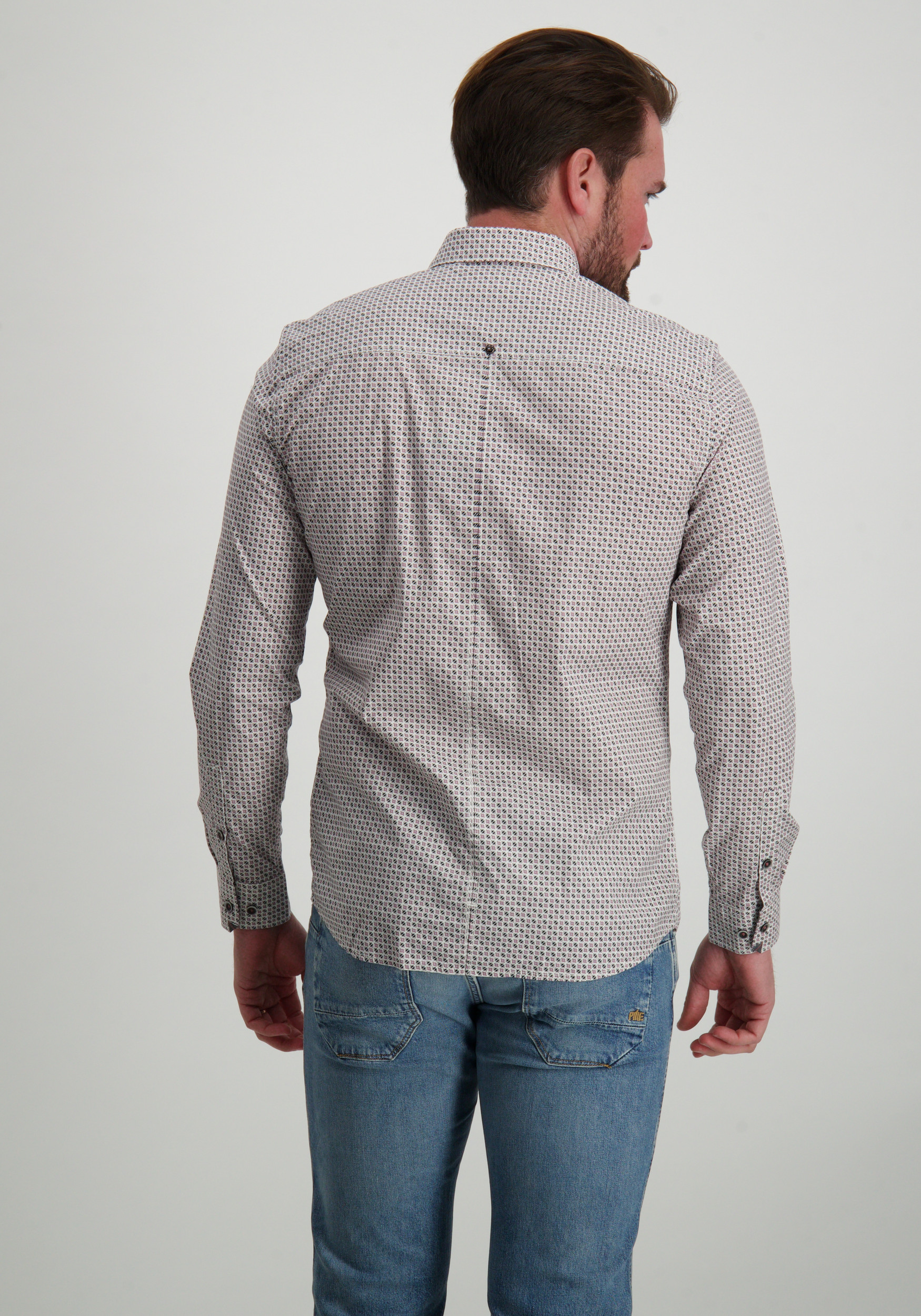 No Excess Overhemd all-over print 27450234 Rose