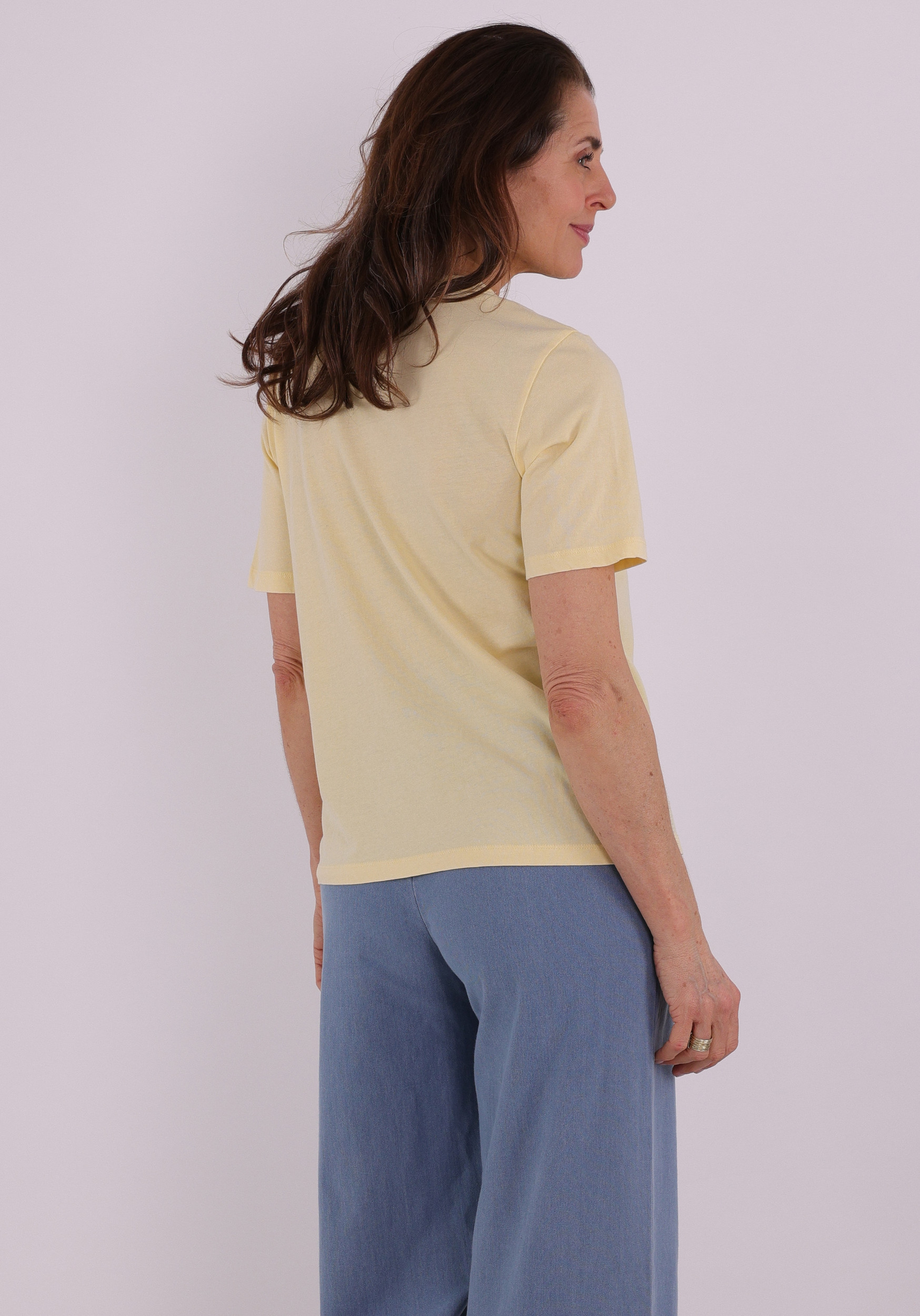 Only T-shirt Lucy 15367829 Licht geel