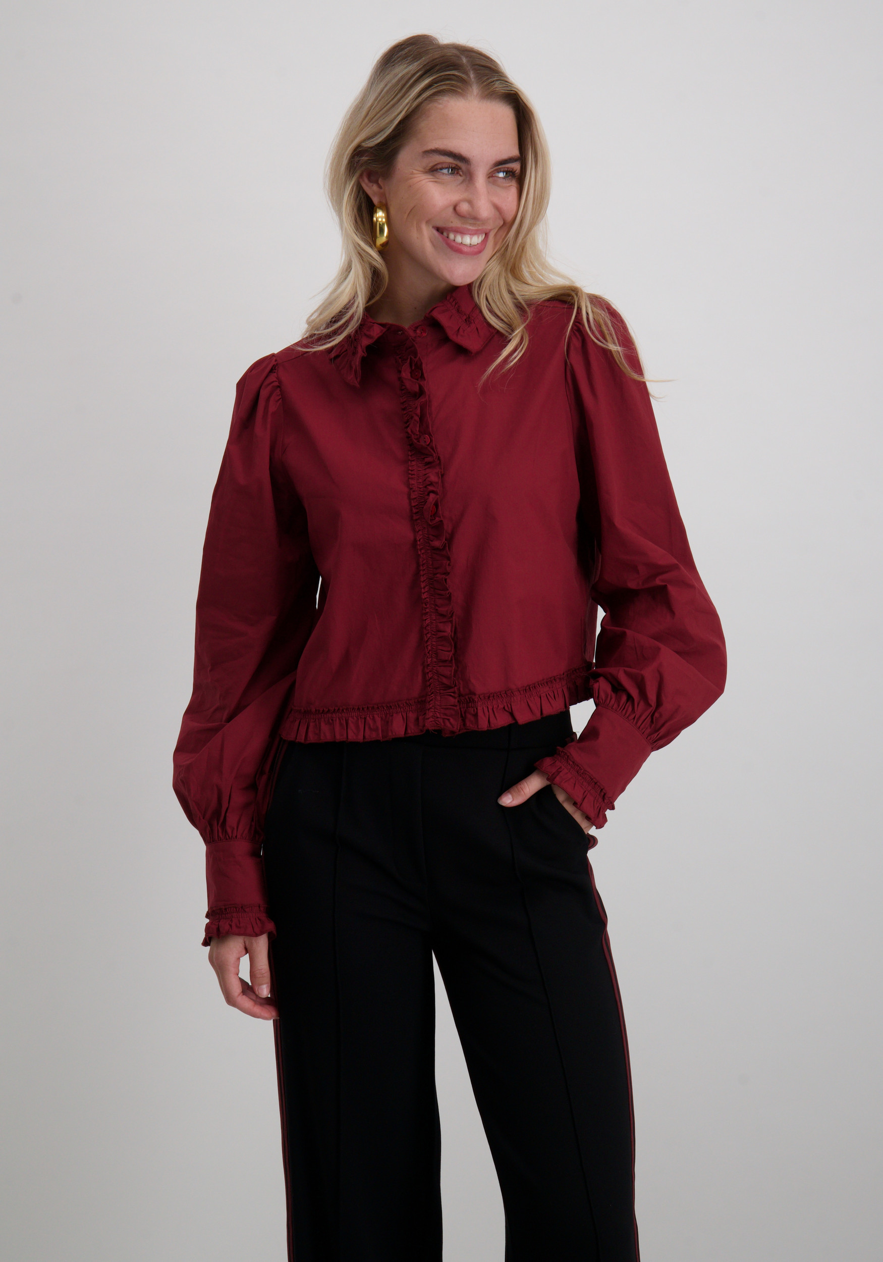 Harper & Yve Blouse Ellie AW25P603 Bordeaux