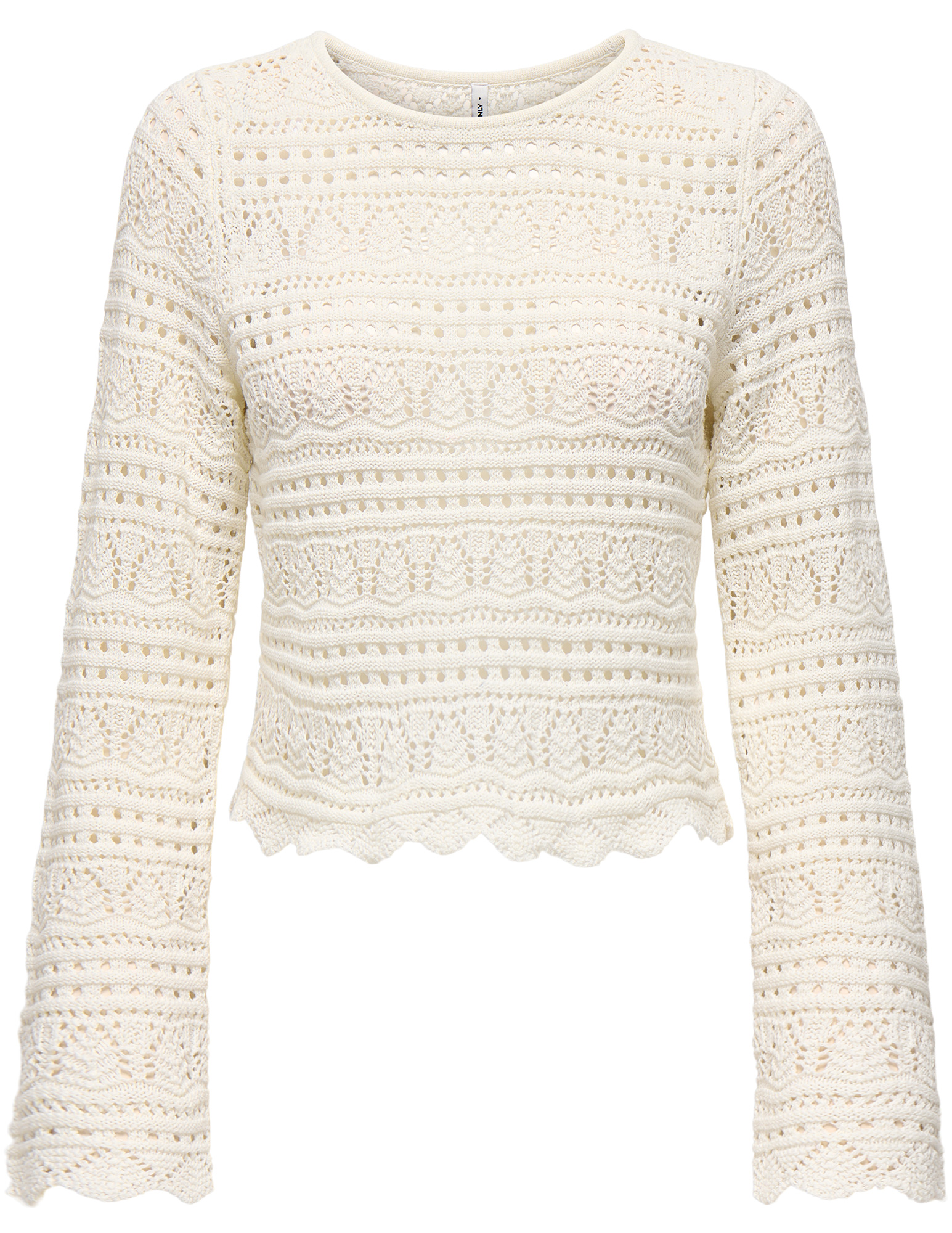 Only Trui Elke 15363049 Wolwit-ecru