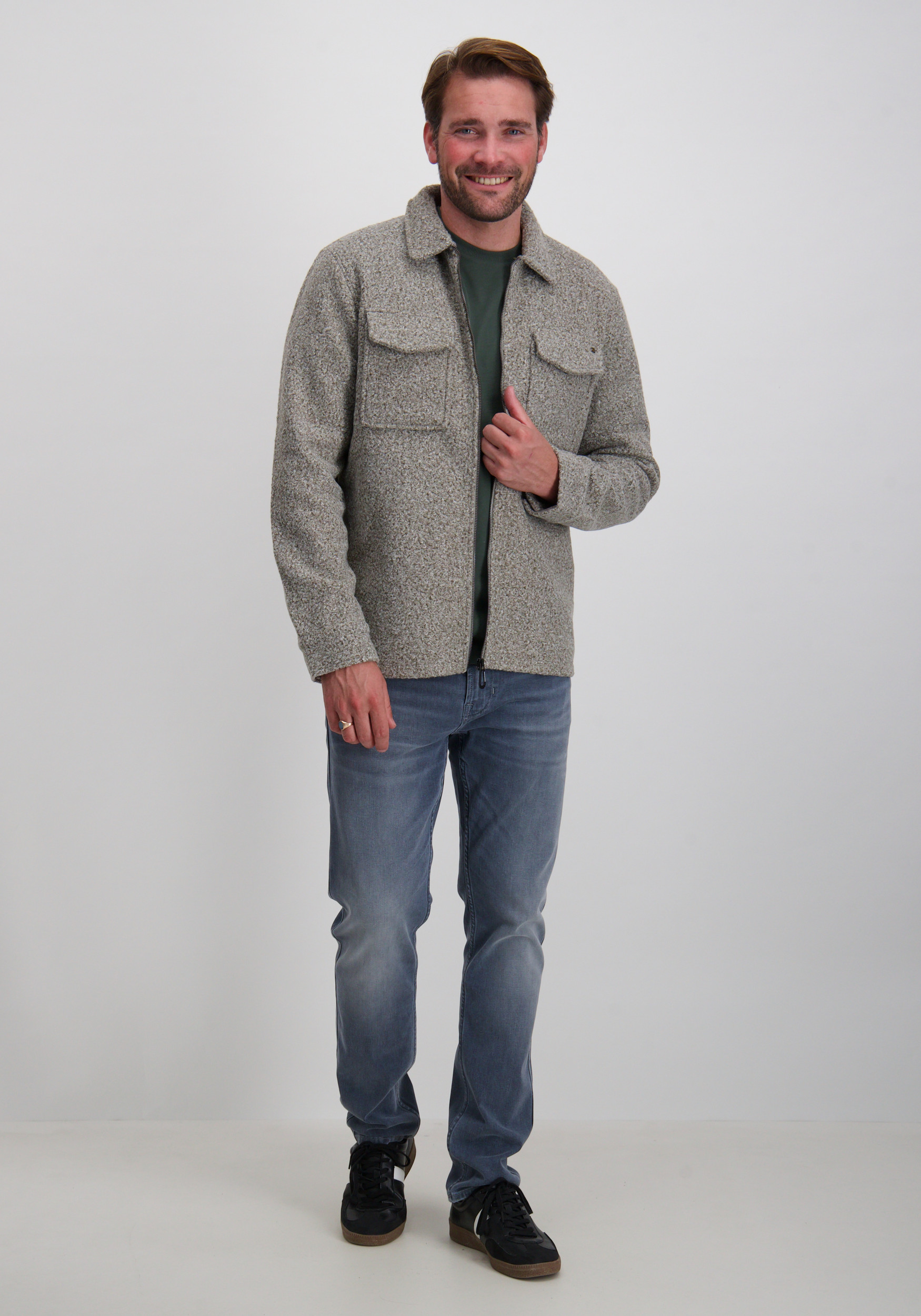 No Excess Overshirt 29510818SN Grijs