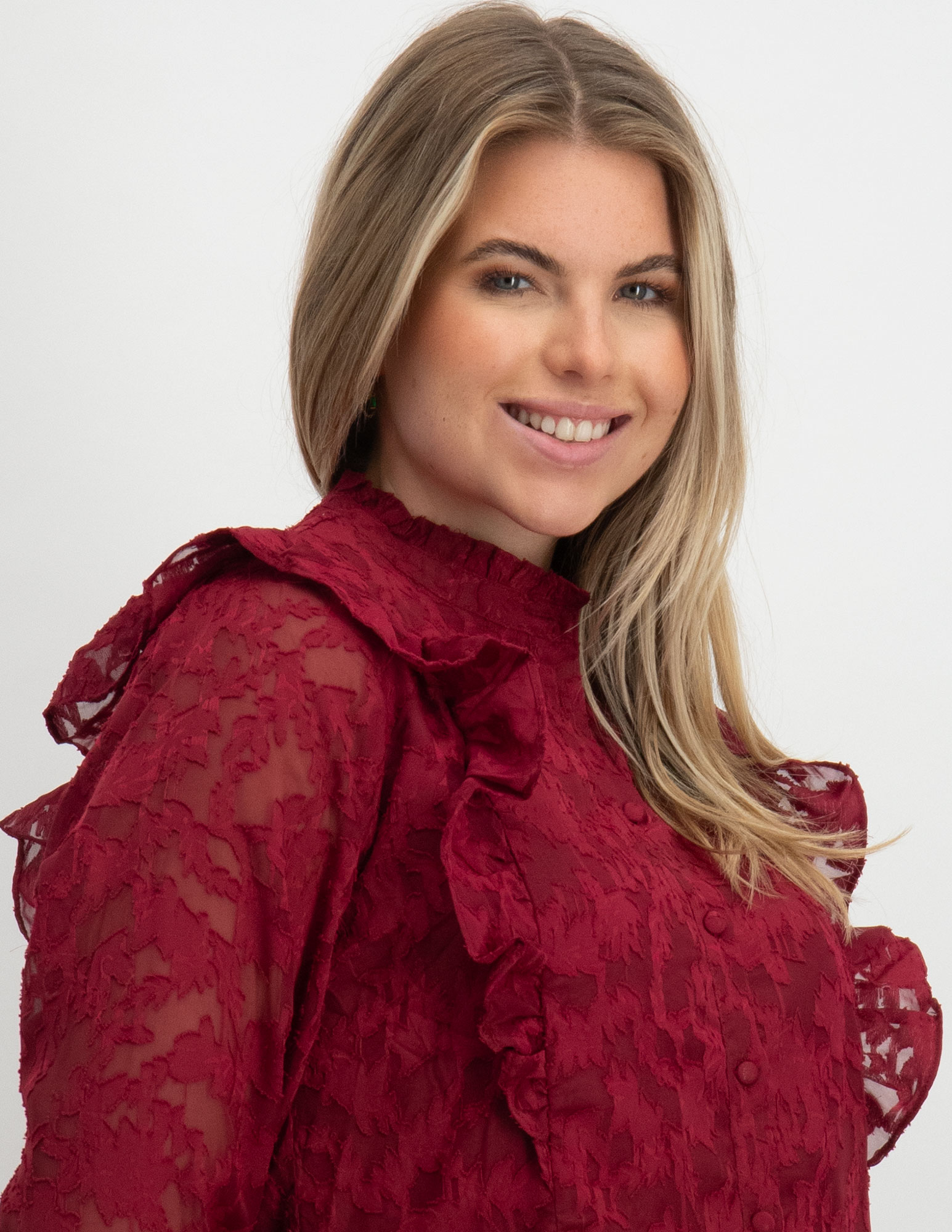 Lofty Manner Blouse Mave Bordeaux