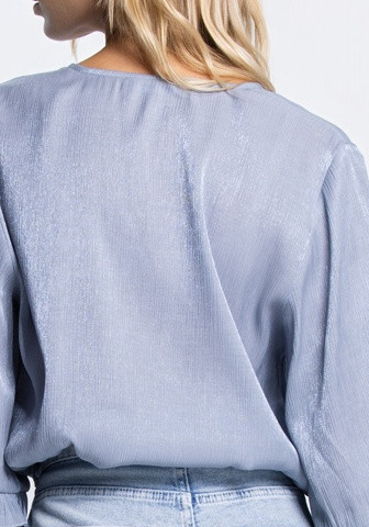 Jansen Amsterdam Blouse NISA SS26 Licht blauw