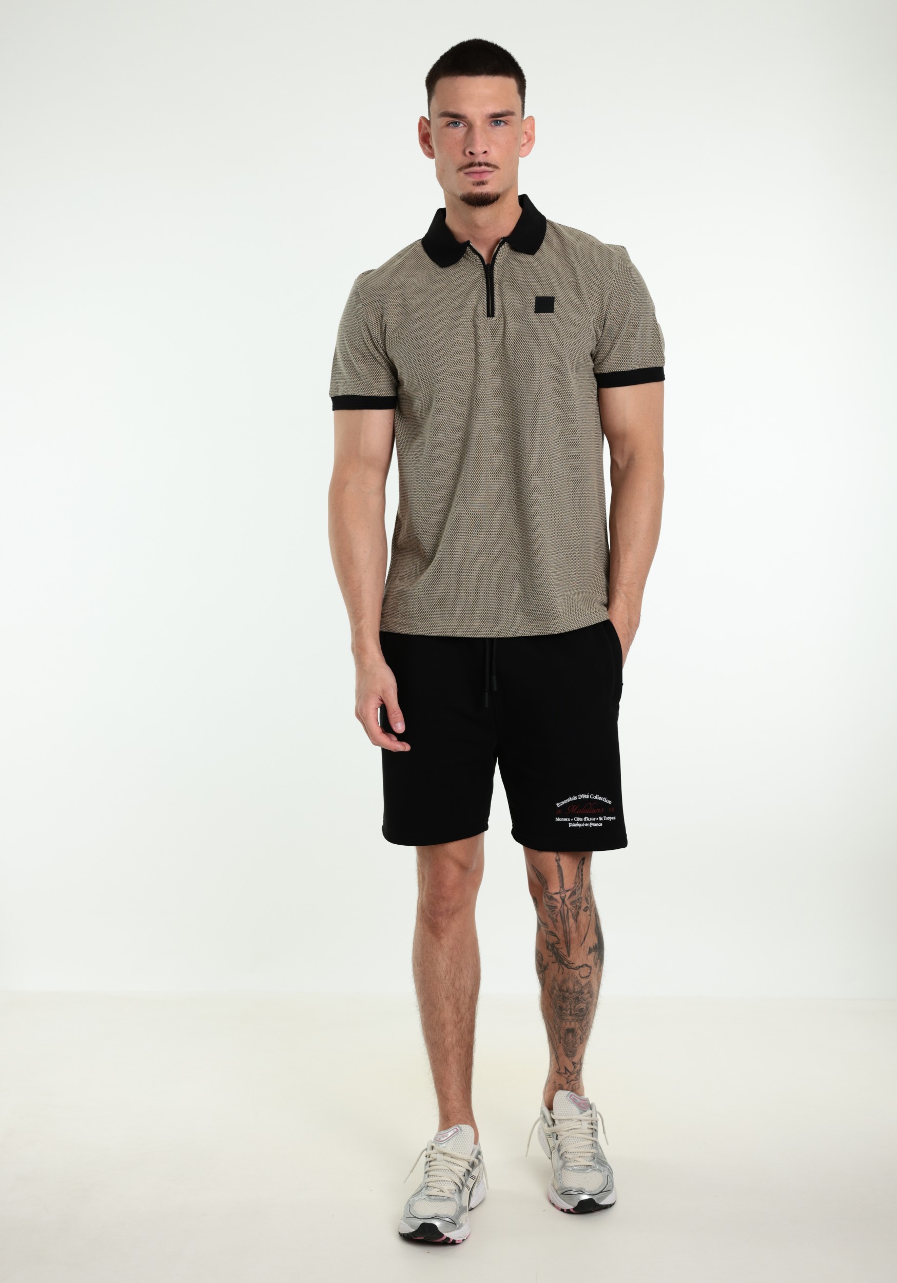 Petrol Polo M-1060-POL907 Licht Bruin