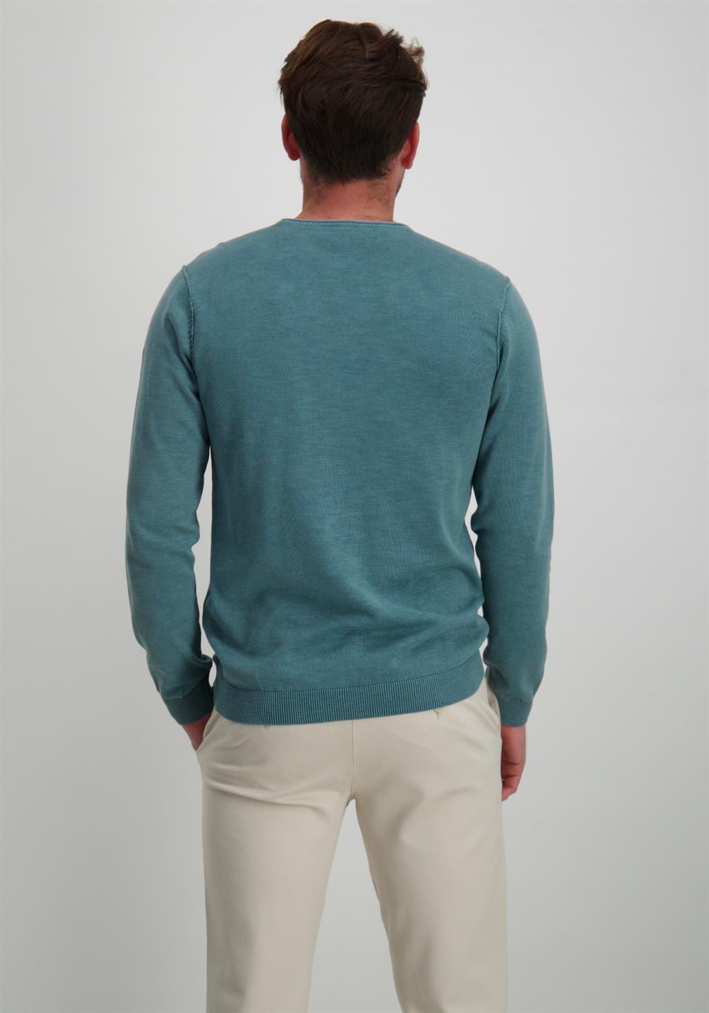 No Excess Trui fijn gebreid 23210103SN Blauw