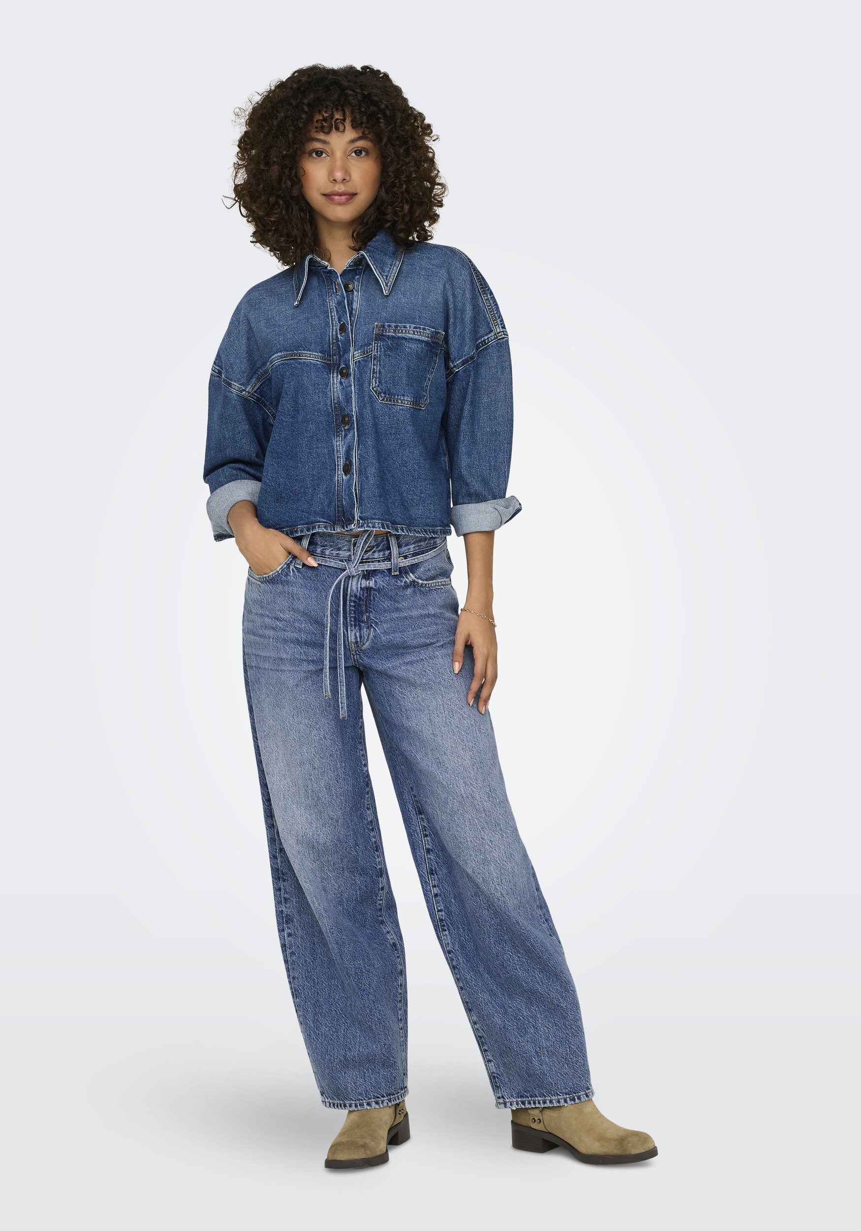 Only Jeans Gianna 15325796 Blauw
