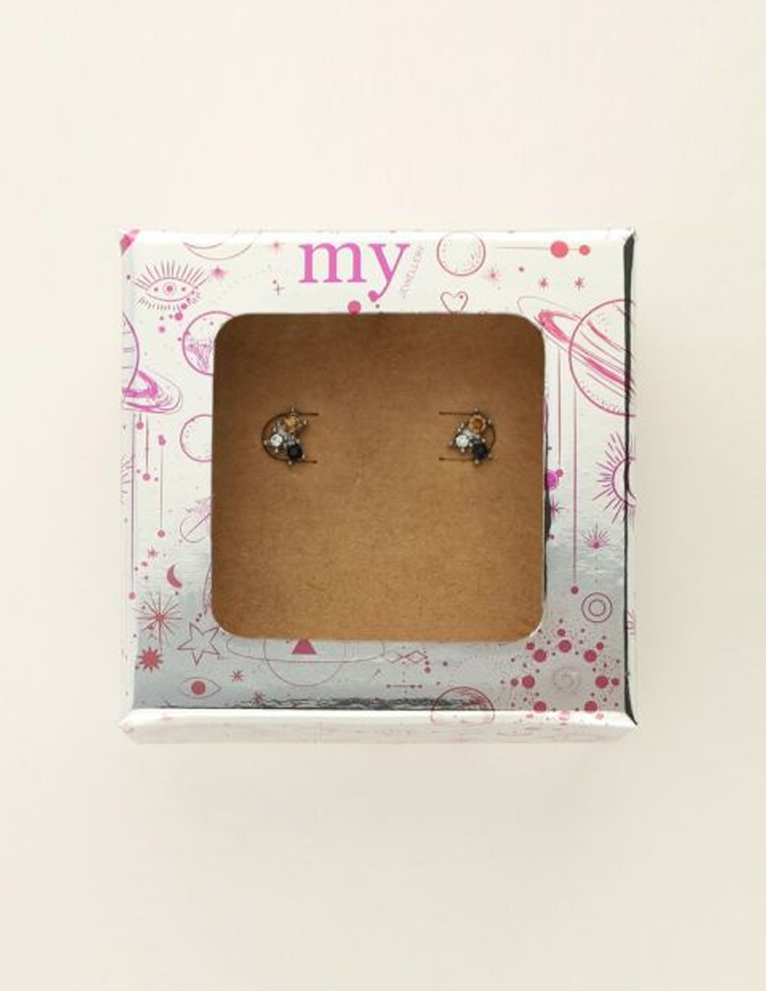 My Jewellery Studoorbellen strass  MJ09486 Zilver