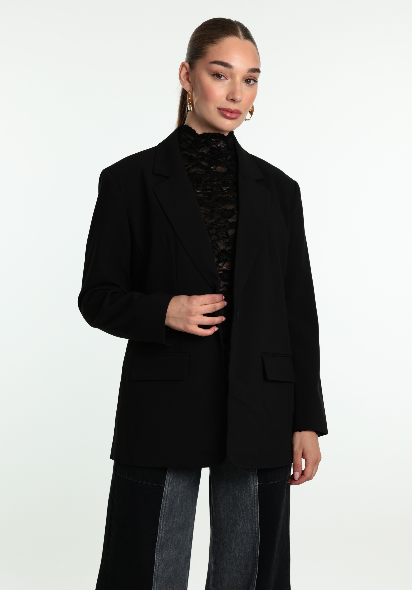 ONLY Blazer Linda-raven 15371106 Zwart