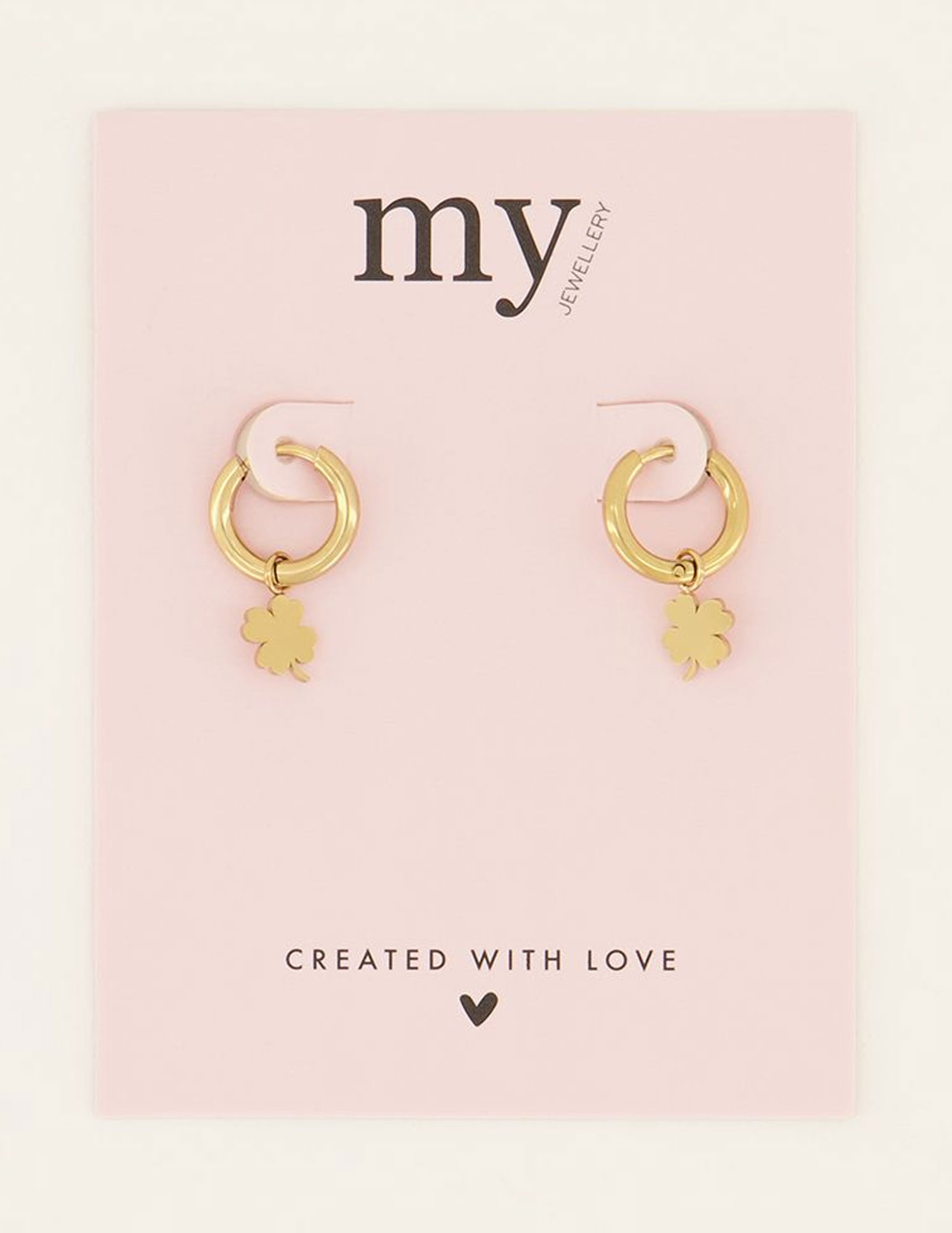 My Jewellery Oorbellen clover MJ07340 Goud