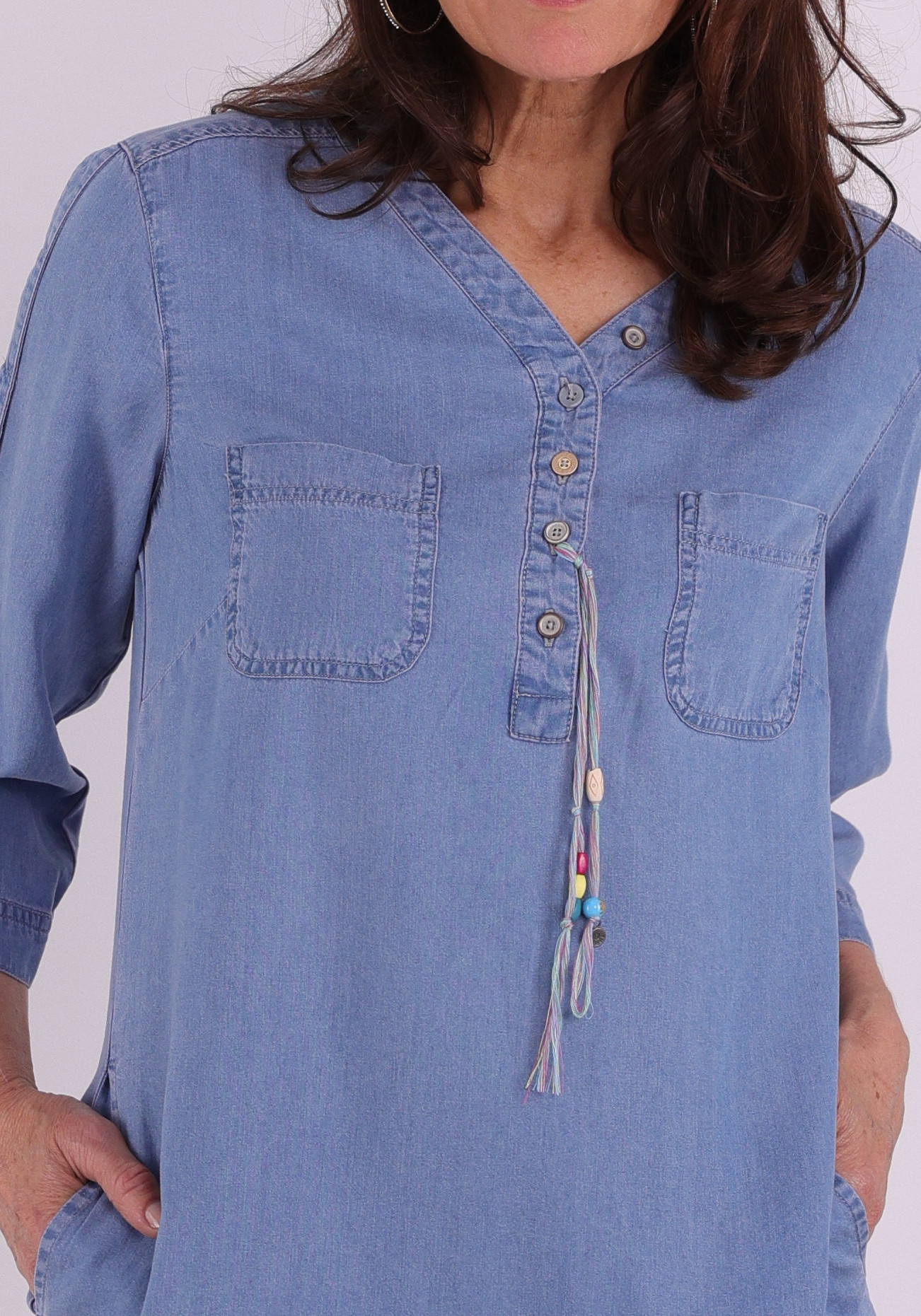 Geisha Jurk JET Jeans blauw