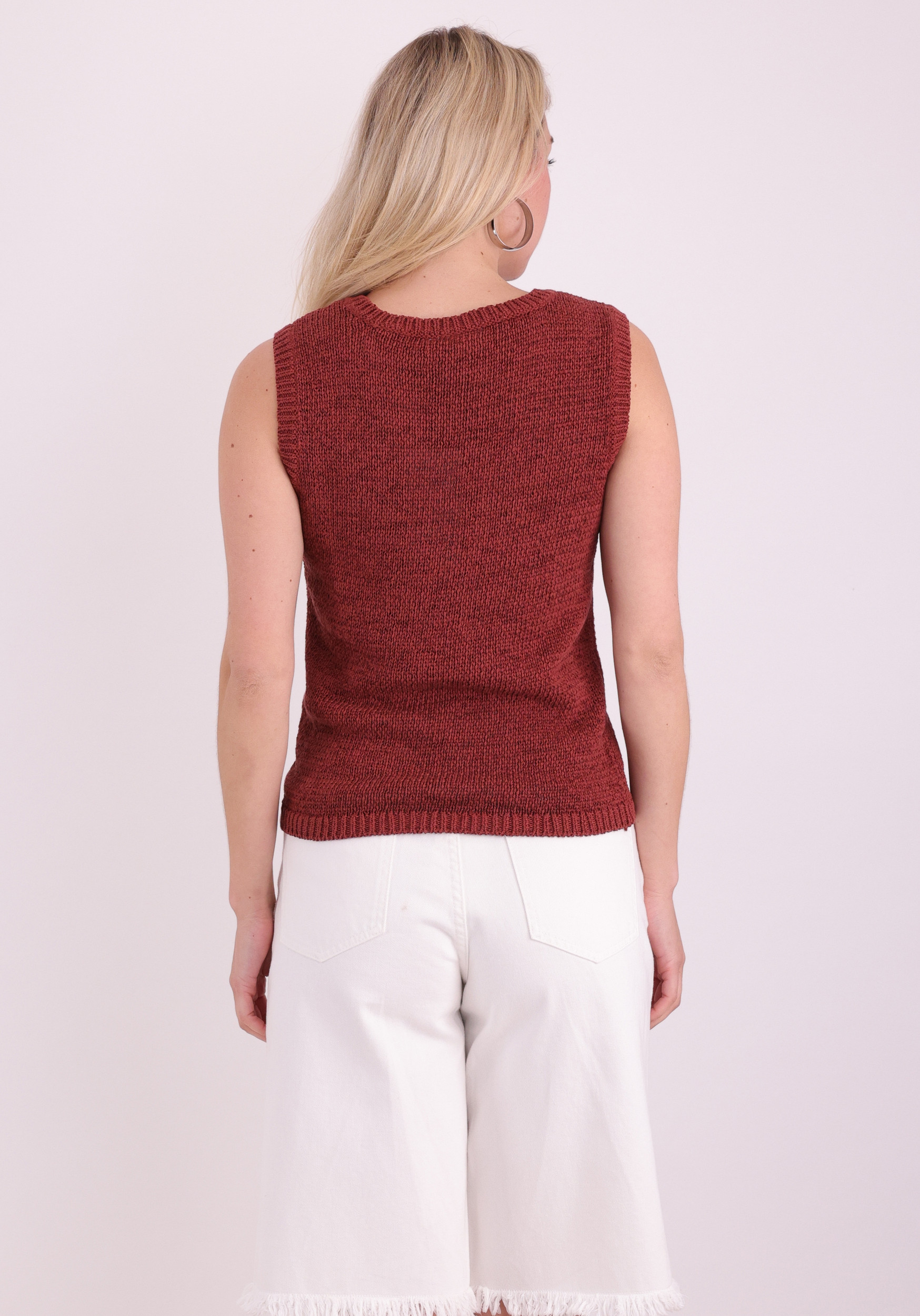 Kaffe Clothing Top Silivia 10511514 Steenrood