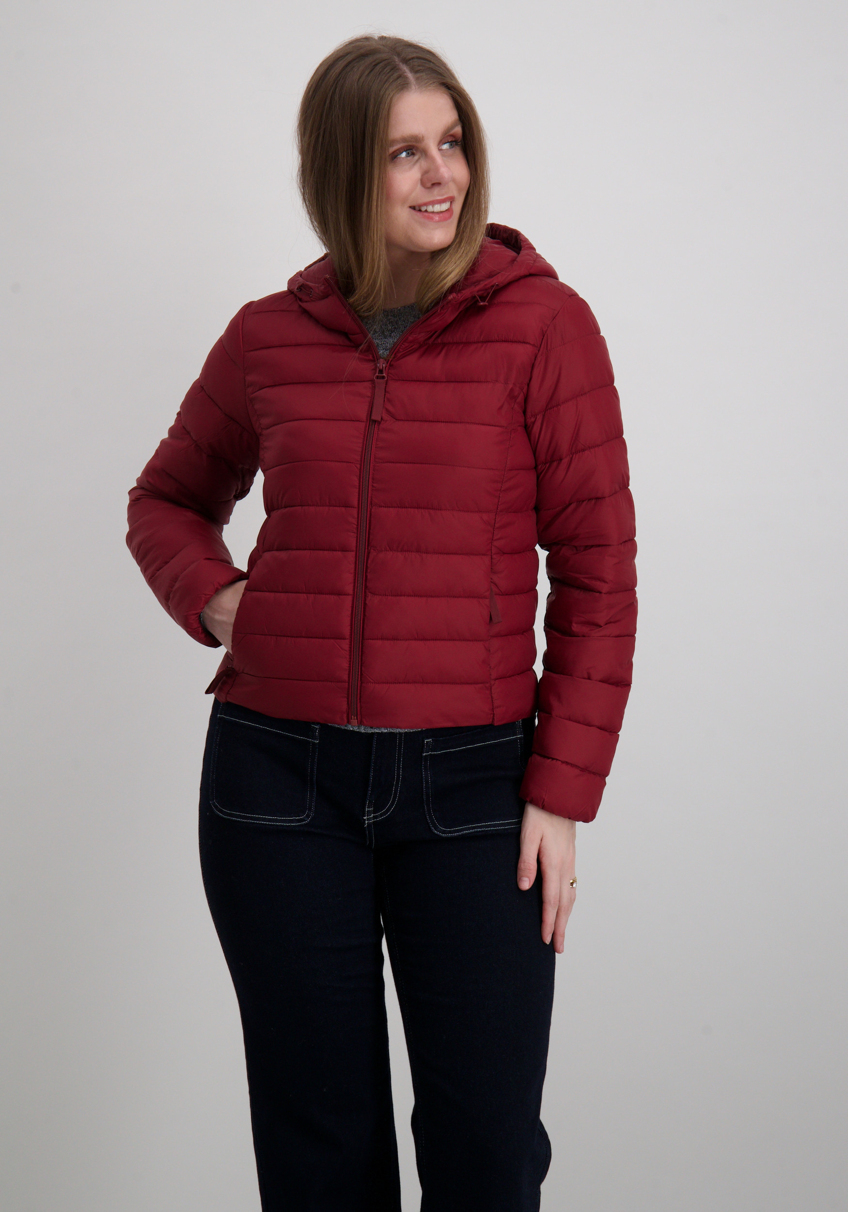 Only Gewatteerde jas Tahia 15352020 Bordeaux