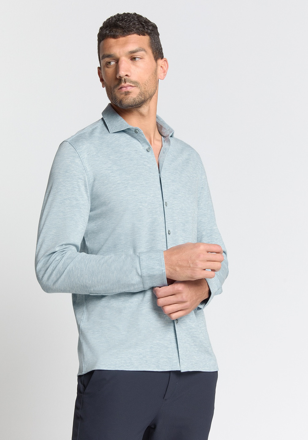 No Excess Overhemd  N4180 Licht blauw