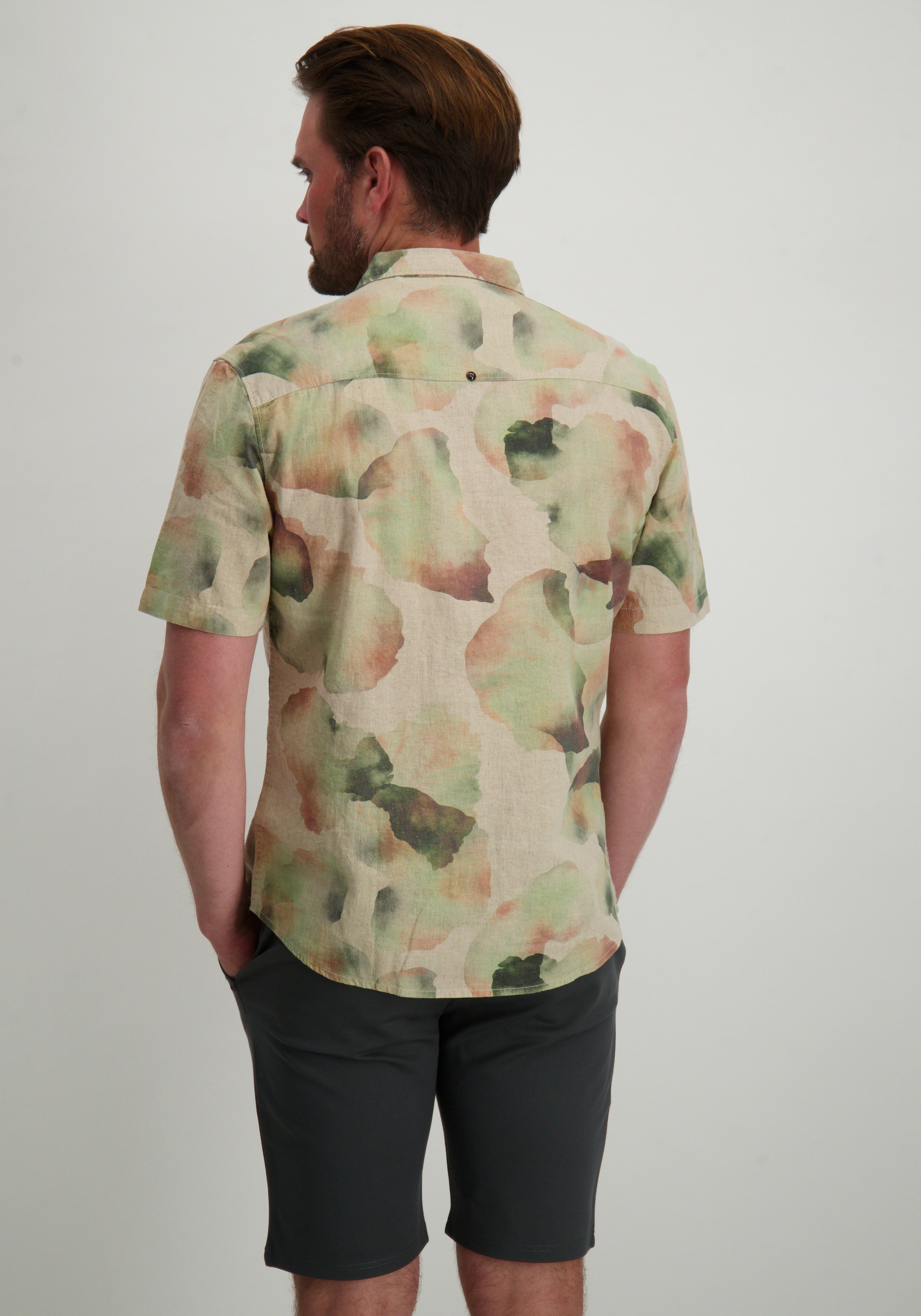 No Excess Overhemd met print 27440345 Licht groen