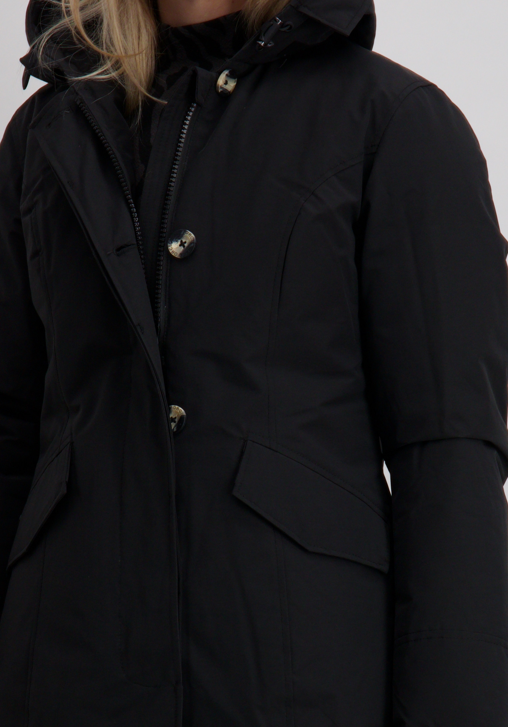 AIRFORCE Winterjas 2 Pocket parka HRW0425 Zwart