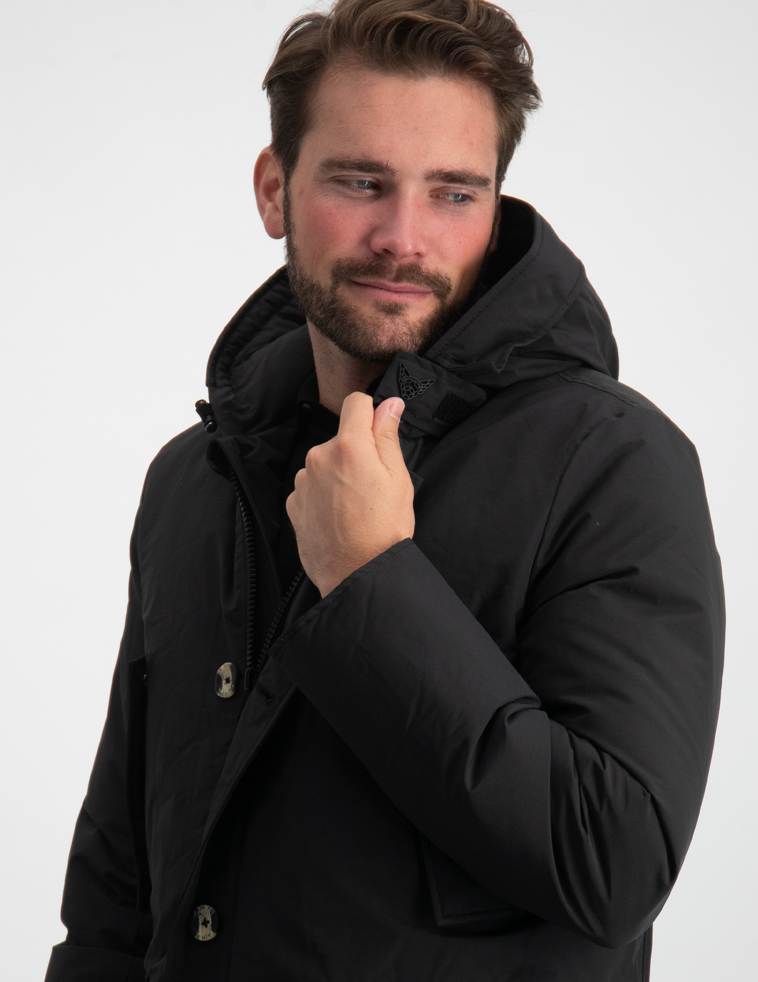 AIRFORCE Classic Parka HRM0479 Zwart