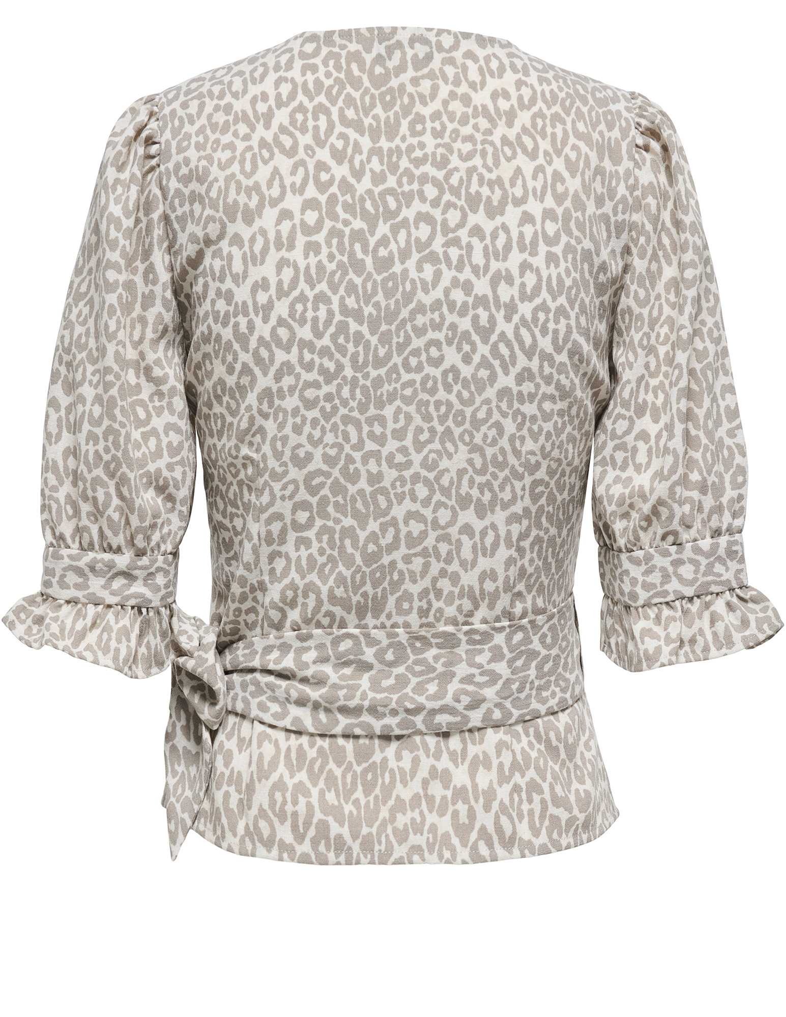 Only Overslag blouse Emmia 15356207 Grijs