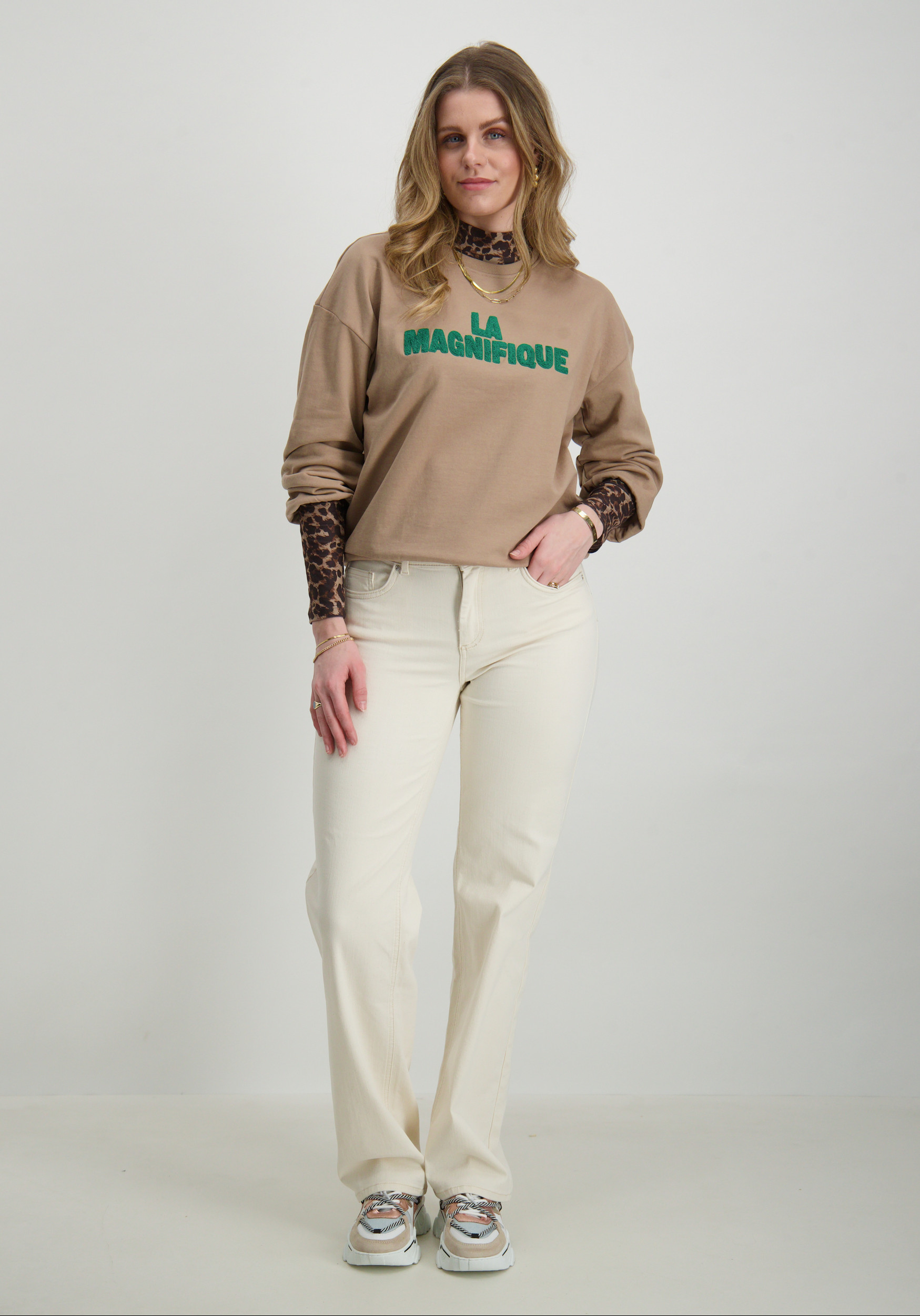 Only Jeans Blush straight 15337793 Ecru