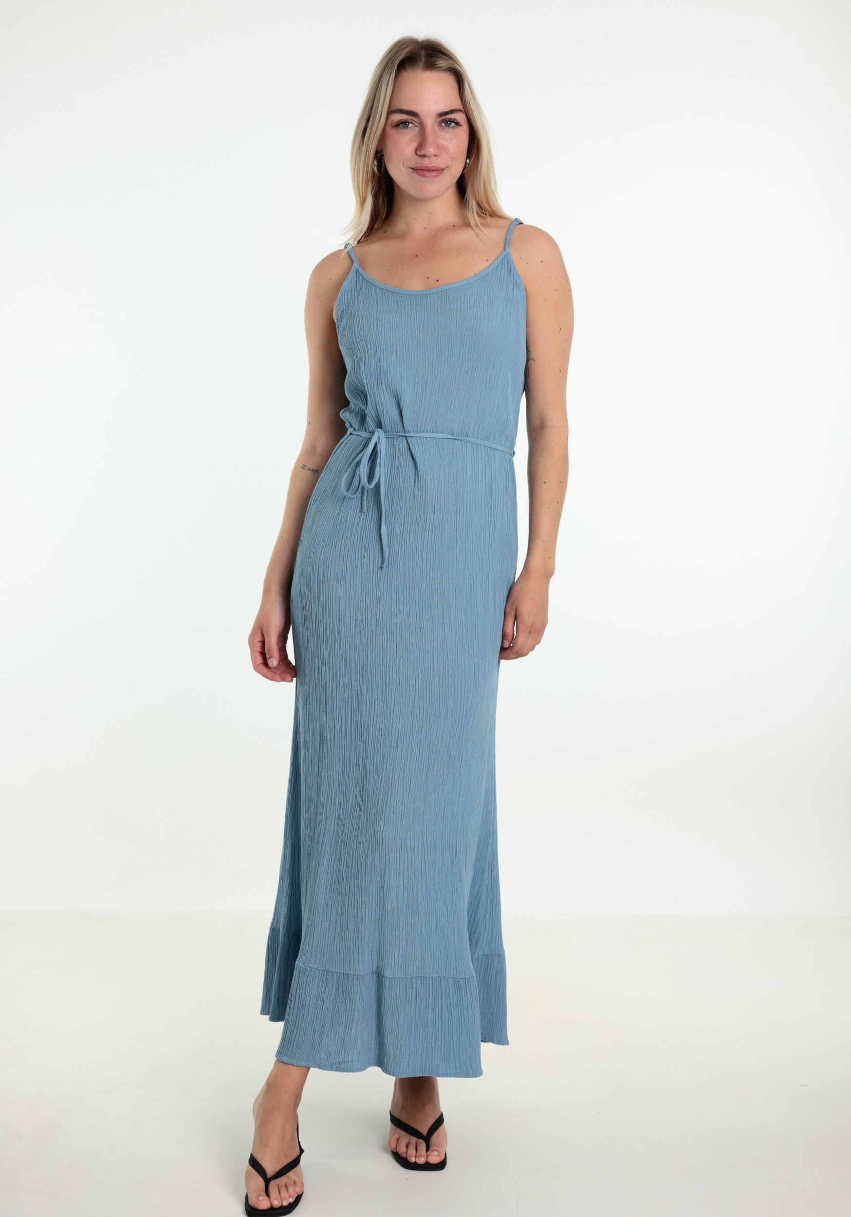 Tramontana Jurk Crinkled S01-20-501 F Licht blauw