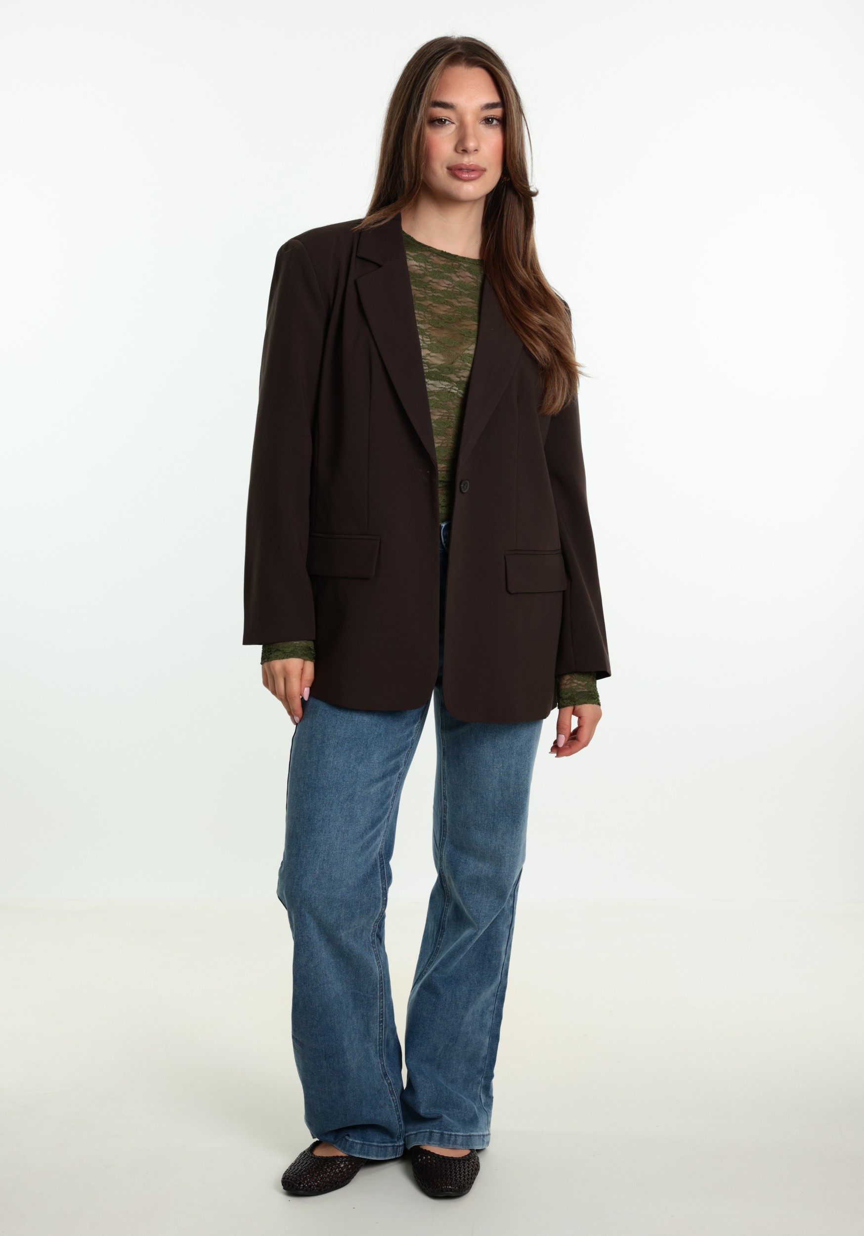 ONLY Blazer Linda-raven 15371106 Bruin