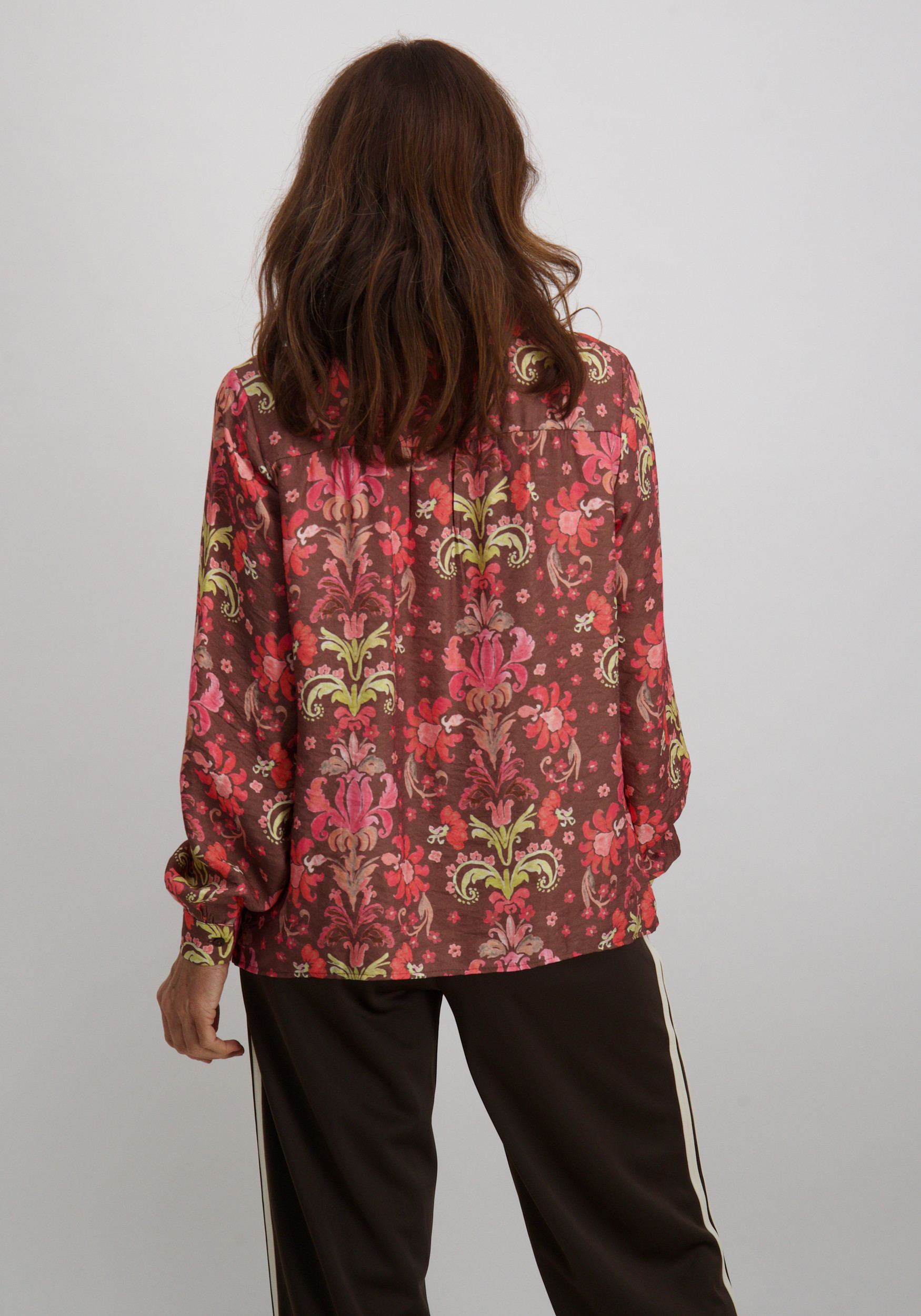 Geisha Blouse 53938-20 Donker bruin