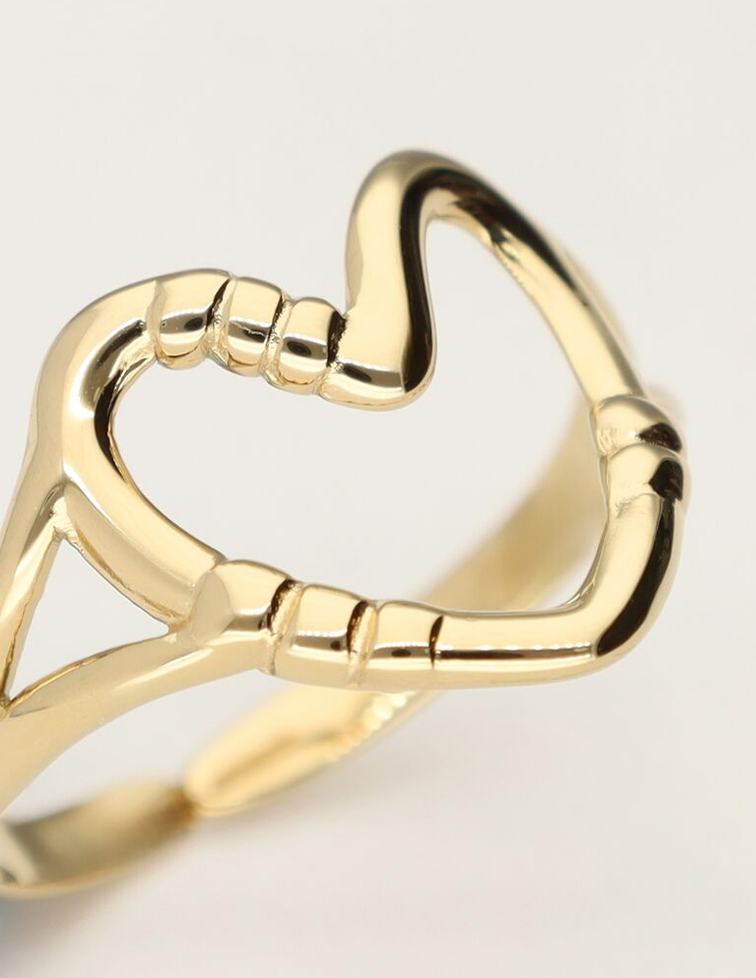 My Jewellery Ring met open hart MJ11648 Goud