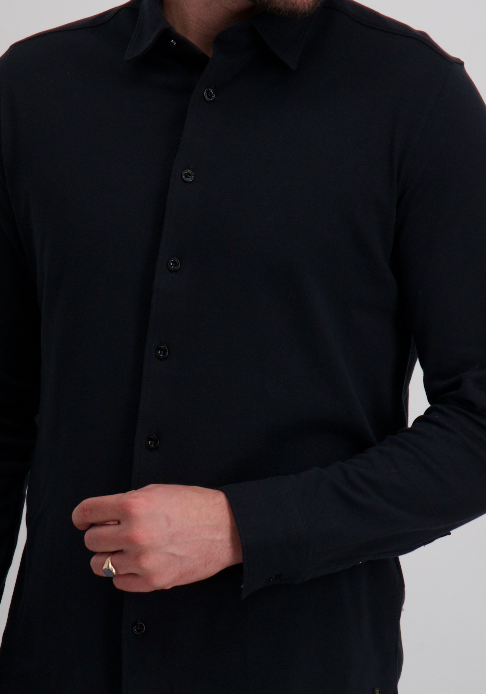 No Excess Overhemd N4186 Zwart